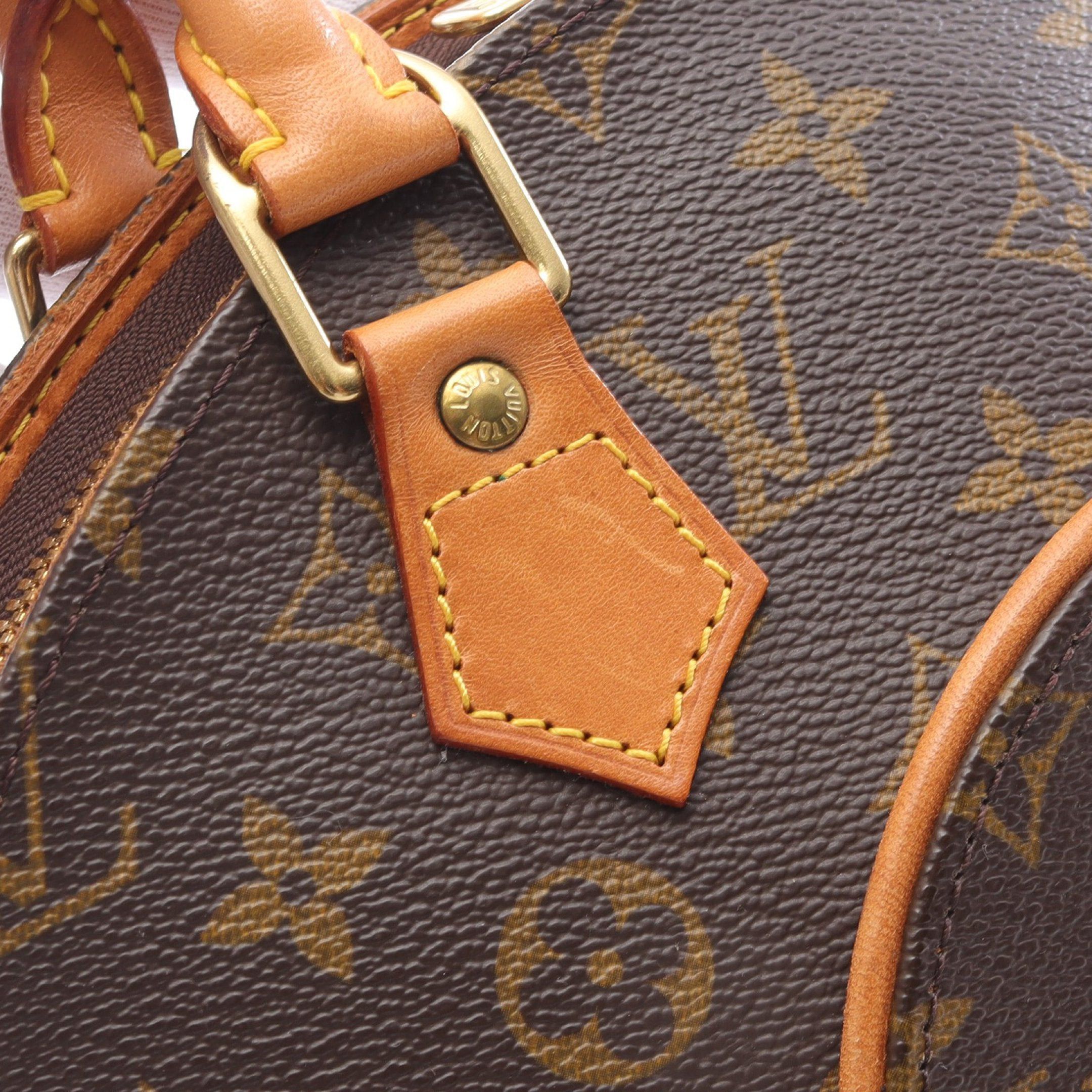 Louis Vuitton Louis Vuitton Ellipse Pm Monogram Handbag Leather Brown Size ONE SIZE - 10 Thumbnail