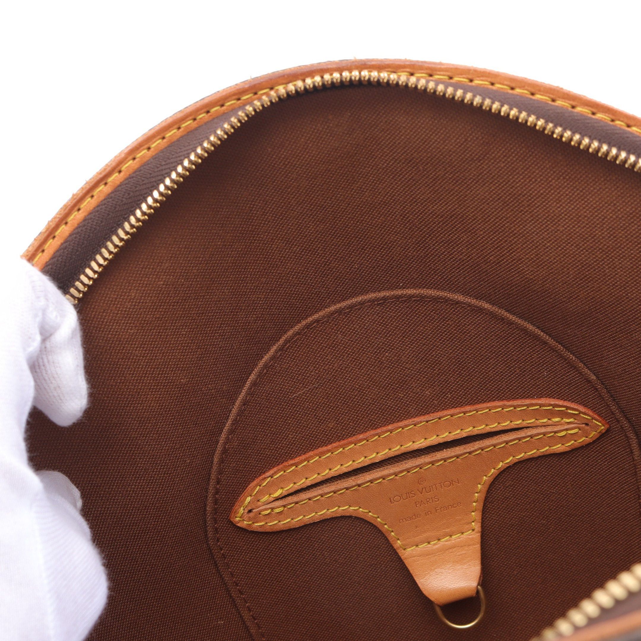Louis Vuitton Louis Vuitton Ellipse Pm Monogram Handbag Leather Brown Size ONE SIZE - 11 Thumbnail