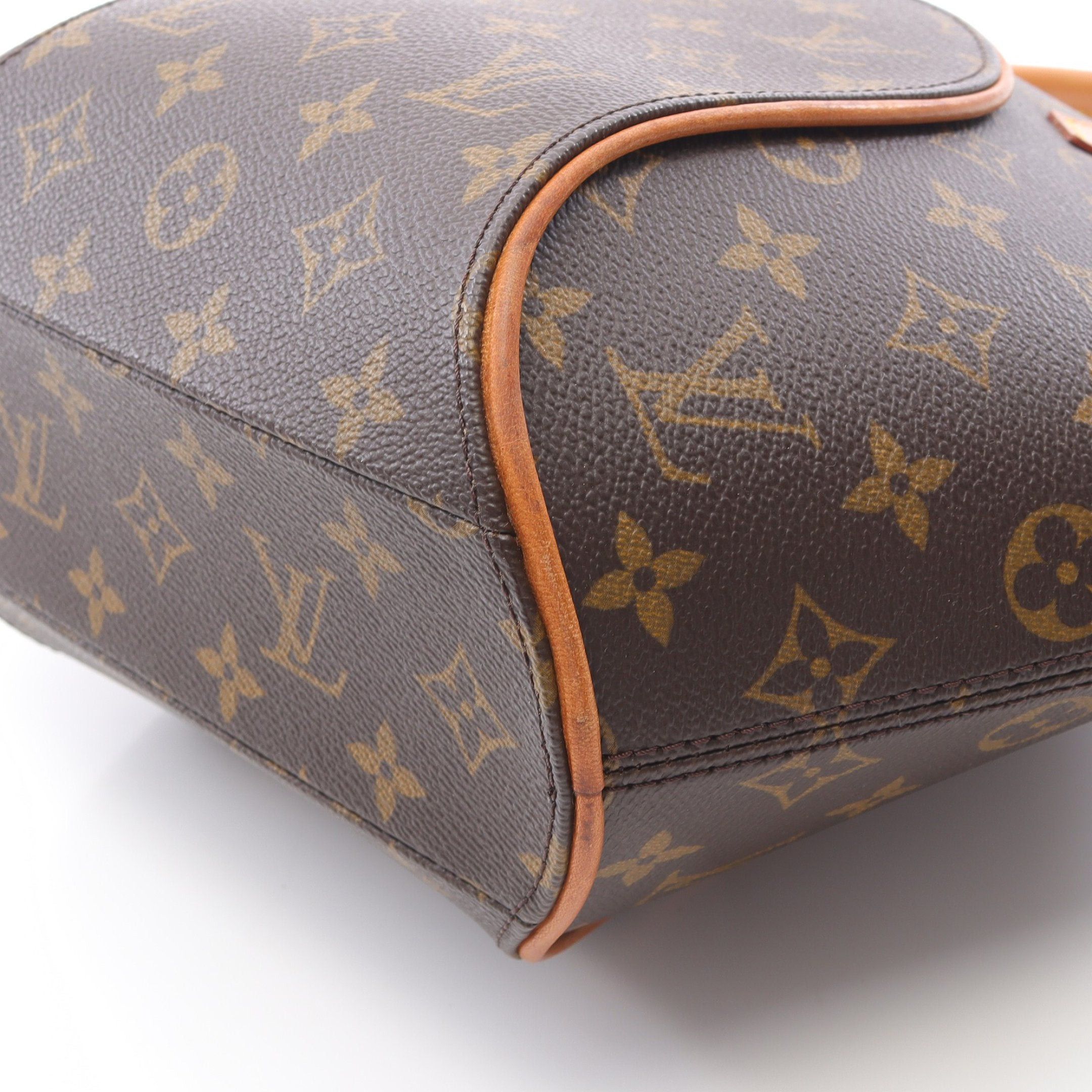 Louis Vuitton Louis Vuitton Ellipse Pm Monogram Handbag Leather Brown Size ONE SIZE - 8 Thumbnail