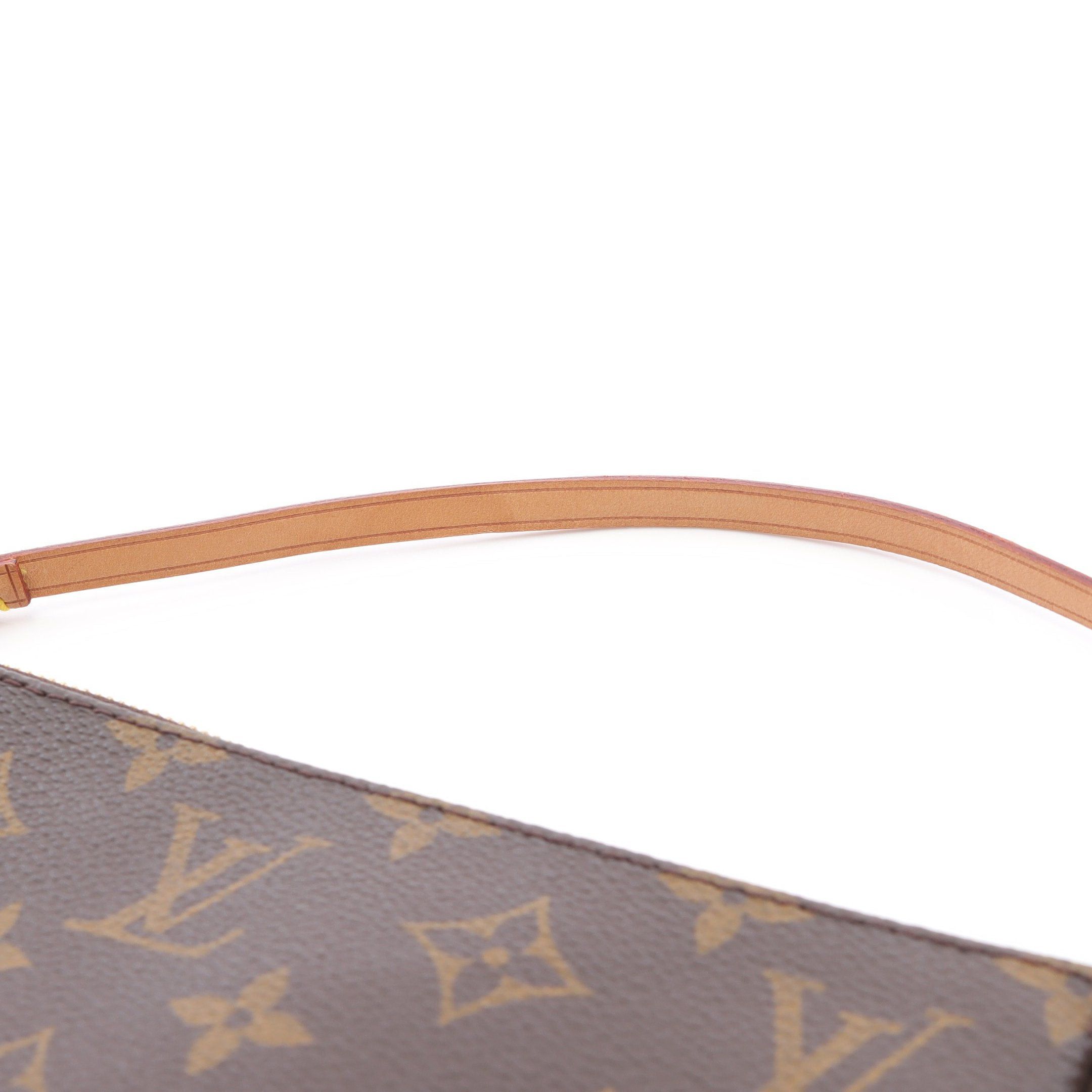 Louis Vuitton Louis Vuitton Pochette Accessoires Monogram Handbag Leather Brown Size ONE SIZE - 6 Thumbnail