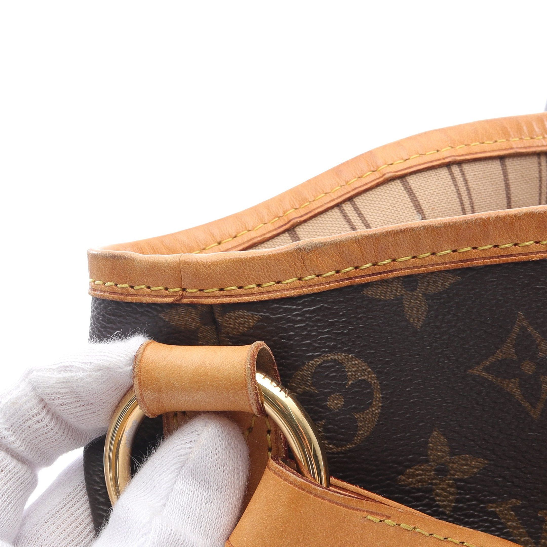 Louis Vuitton Louis Vuitton Delightful Pm Monogram One Shoulder Bag Leather Brown Size ONE SIZE - 6 Thumbnail
