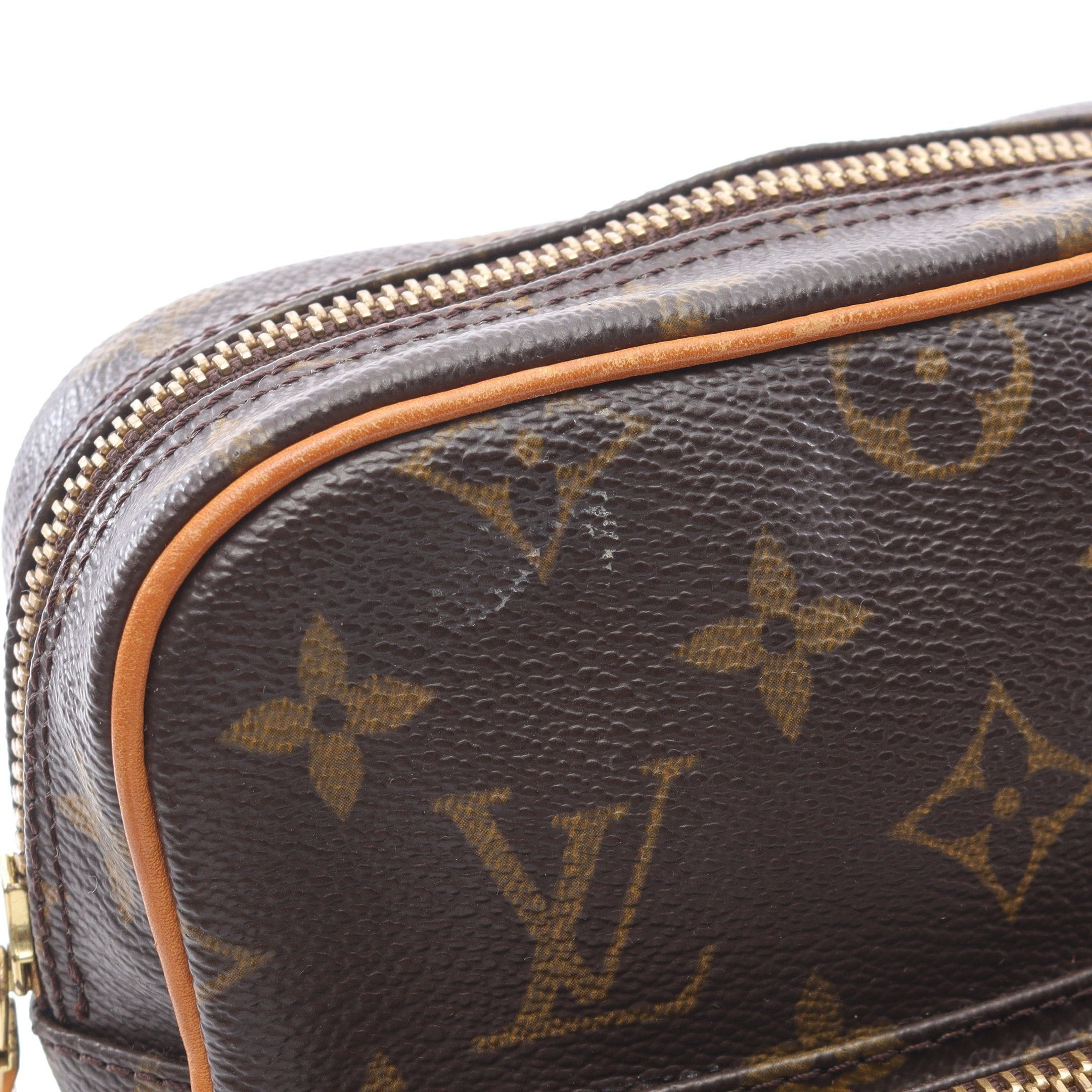 Louis Vuitton Louis Vuitton Amazon Monogram Shoulder Bag Leather Brown Size ONE SIZE - 6 Thumbnail