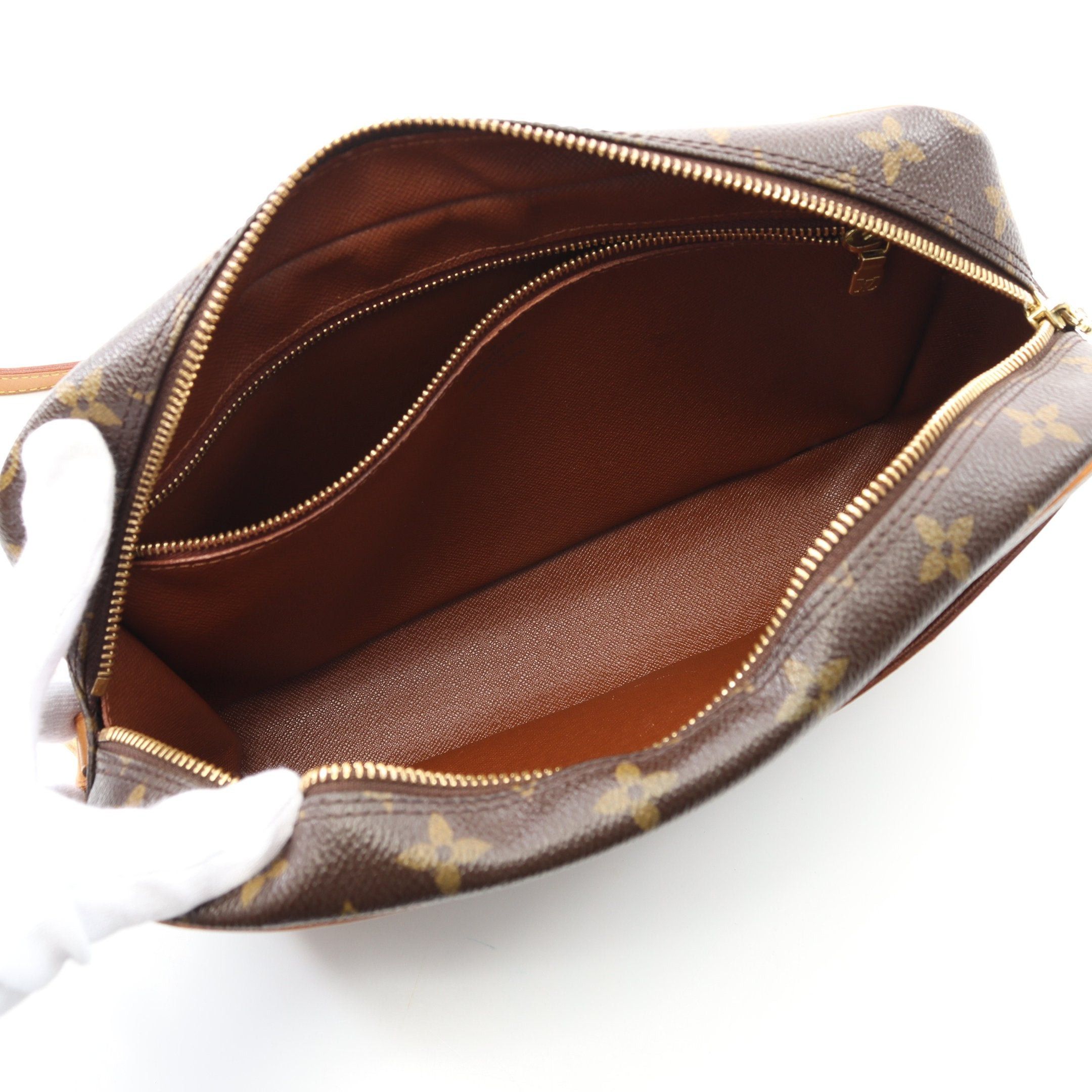 Louis Vuitton Louis Vuitton Trocadero 27 Monogram Shoulder Bag Leather Brown Size ONE SIZE - 3 Thumbnail