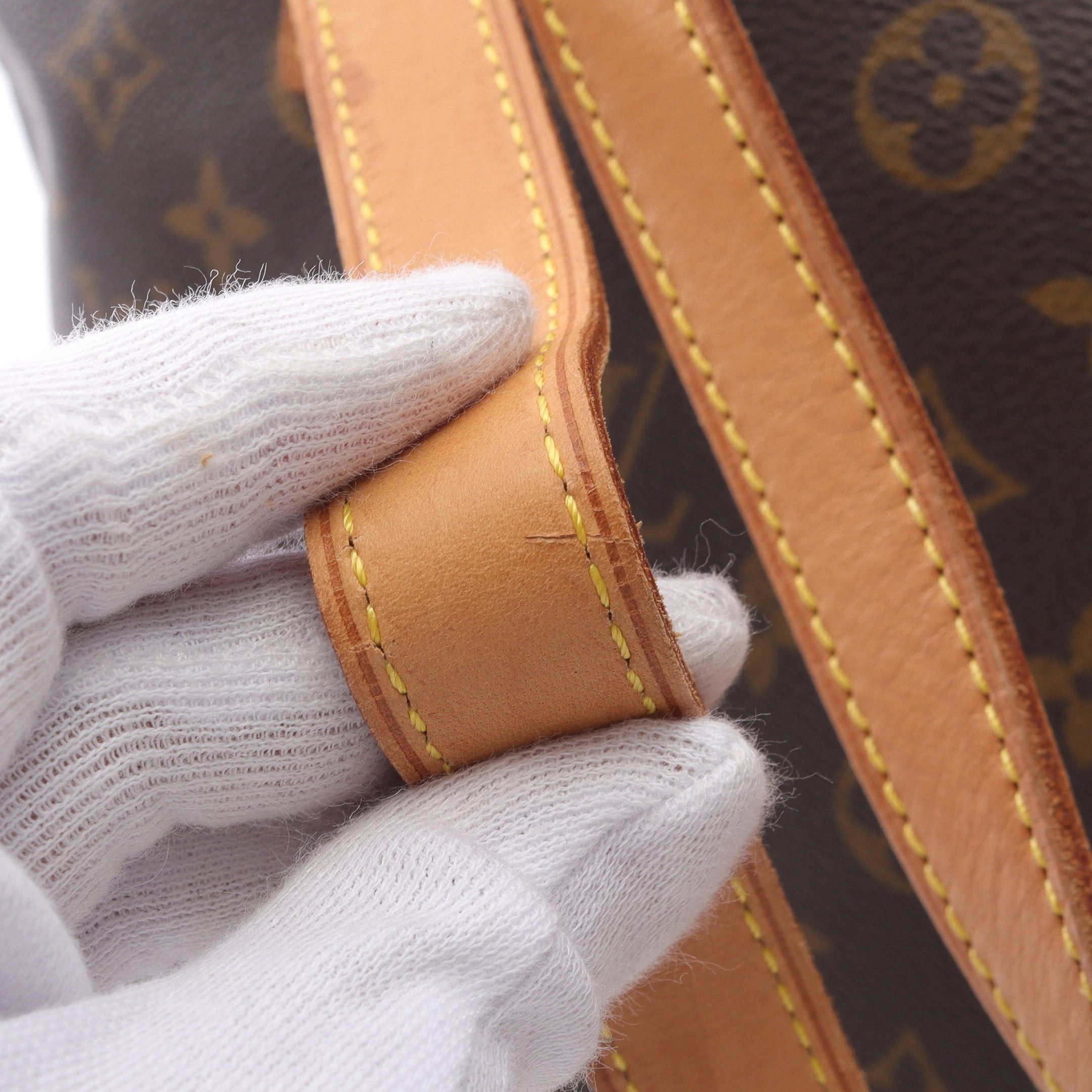 Louis Vuitton Louis Vuitton Kabamezo Monogram Shoulder Bag Tote Leather Brown Size ONE SIZE - 6 Thumbnail