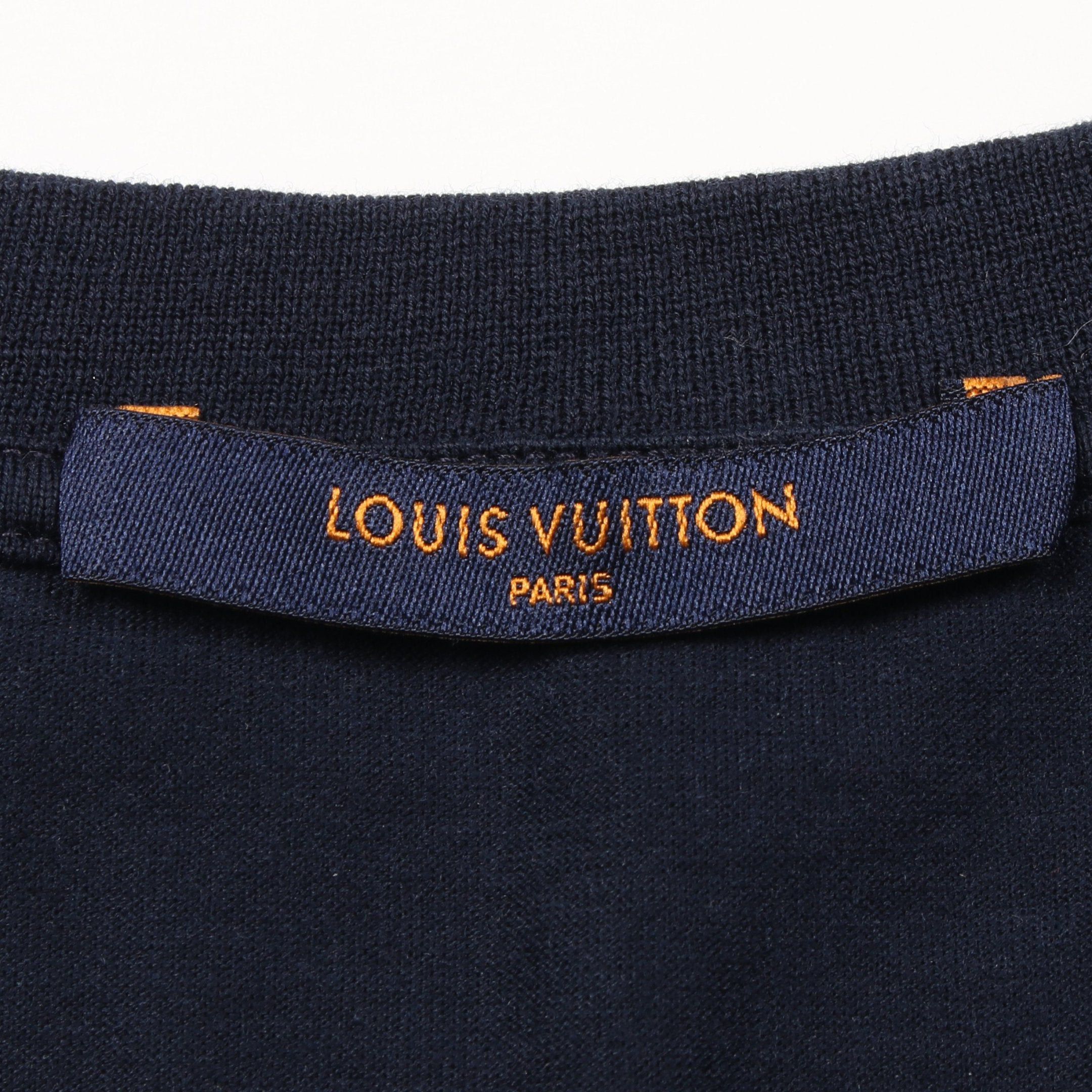 Louis Vuitton Louis Vuitton Lv Circle T-Shirt Cotton Navy Size ONE SIZE - 3 Thumbnail