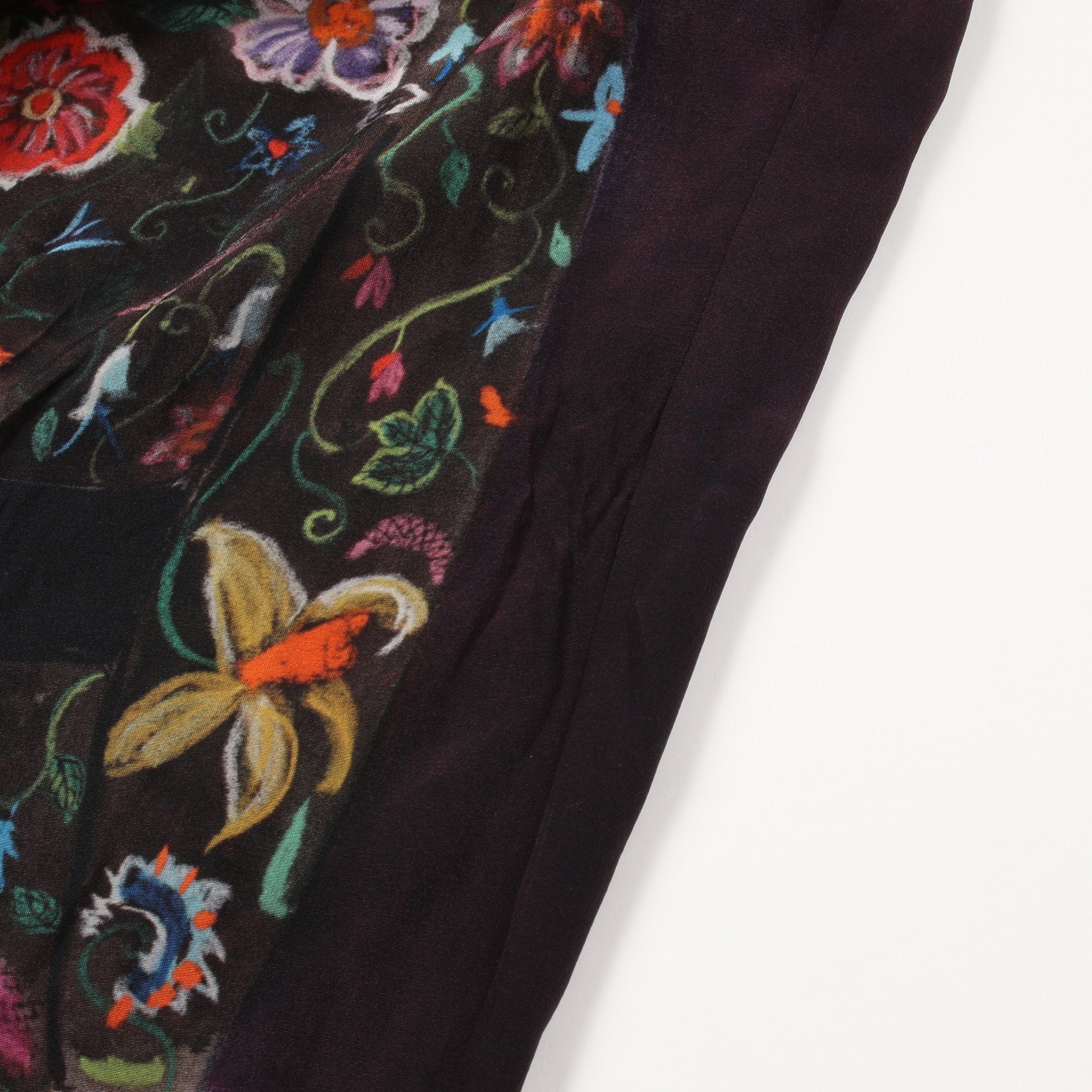 Gucci Gucci Gucci * Unskilled Worker Blouse Silk Dark Purple Multicolor Ribbon Tie Size ONE SIZE - 8 Thumbnail