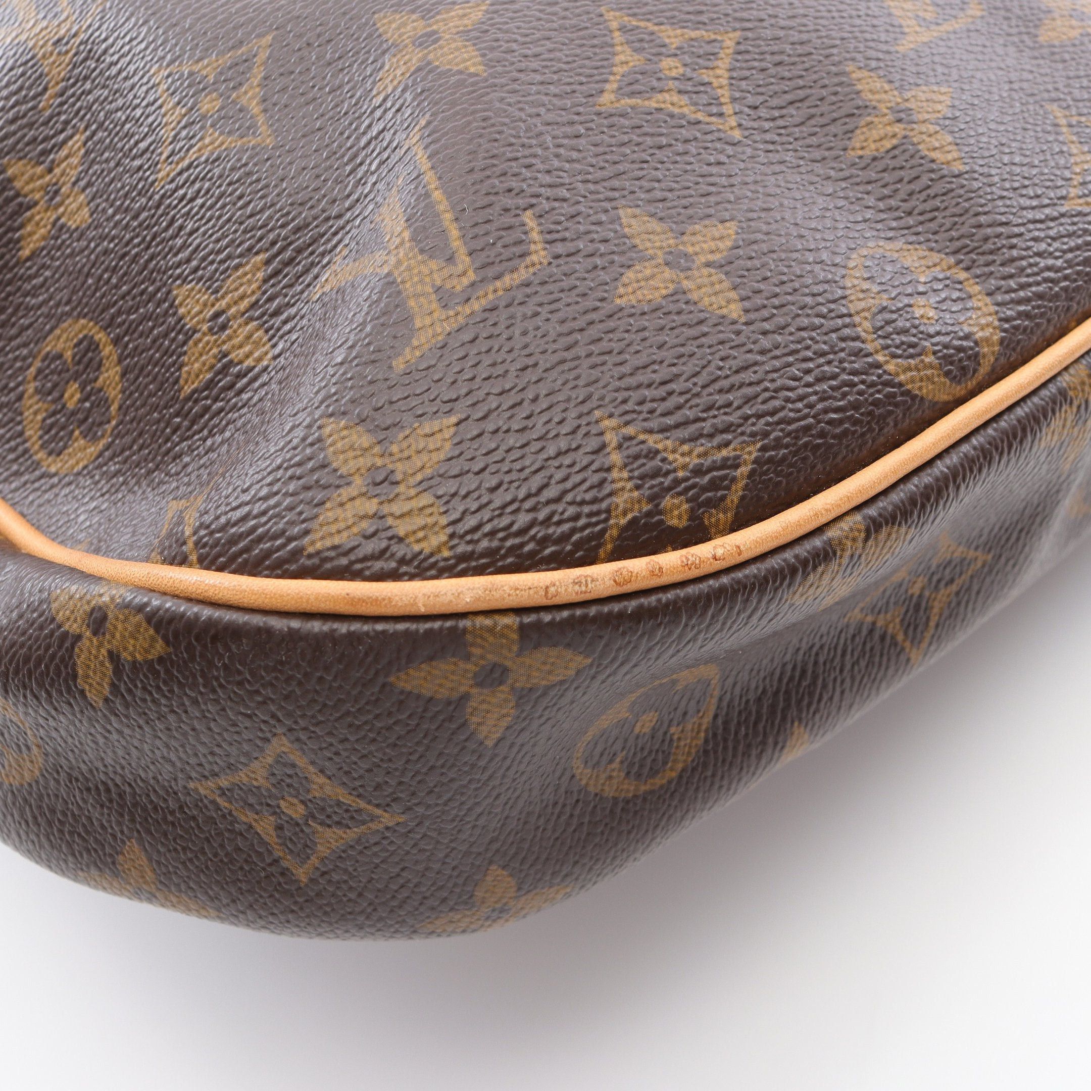 Louis Vuitton Louis Vuitton Odeon Gm Monogram Handbag Leather Brown Size ONE SIZE - 7 Thumbnail