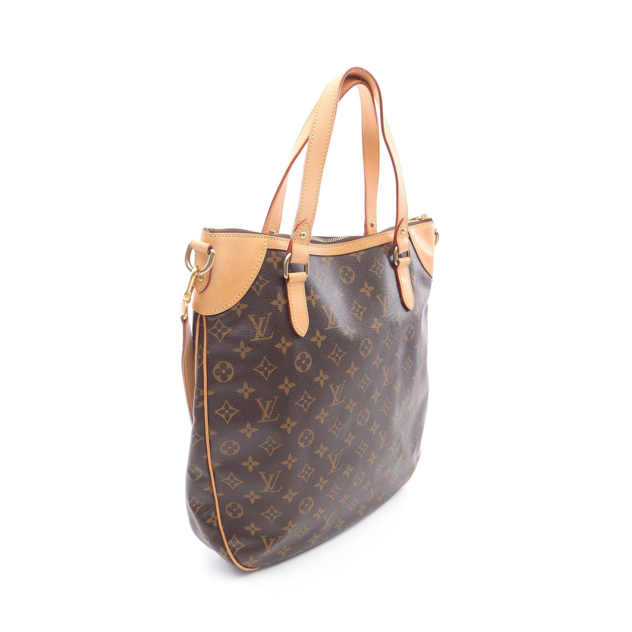 Louis Vuitton Louis Vuitton Odeon Gm Monogram Handbag Leather Brown Size ONE SIZE - 2 Thumbnail