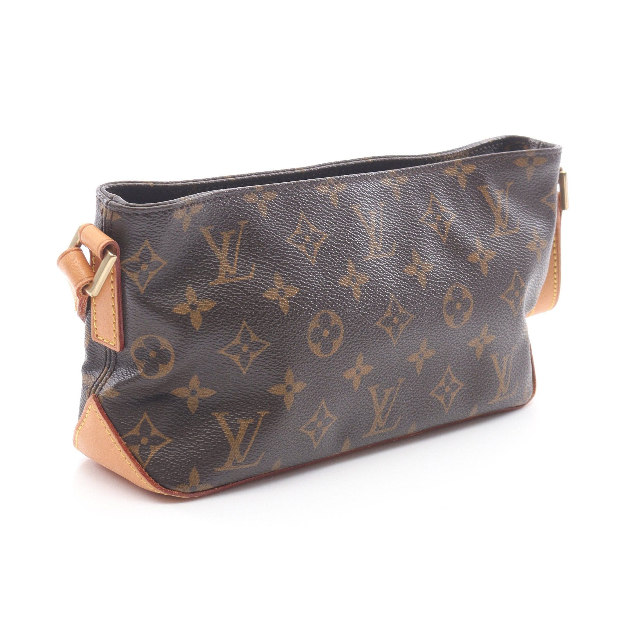 Louis Vuitton Louis Vuitton Trotteur Monogram Shoulder Bag Leather Brown Size ONE SIZE - 2 Thumbnail