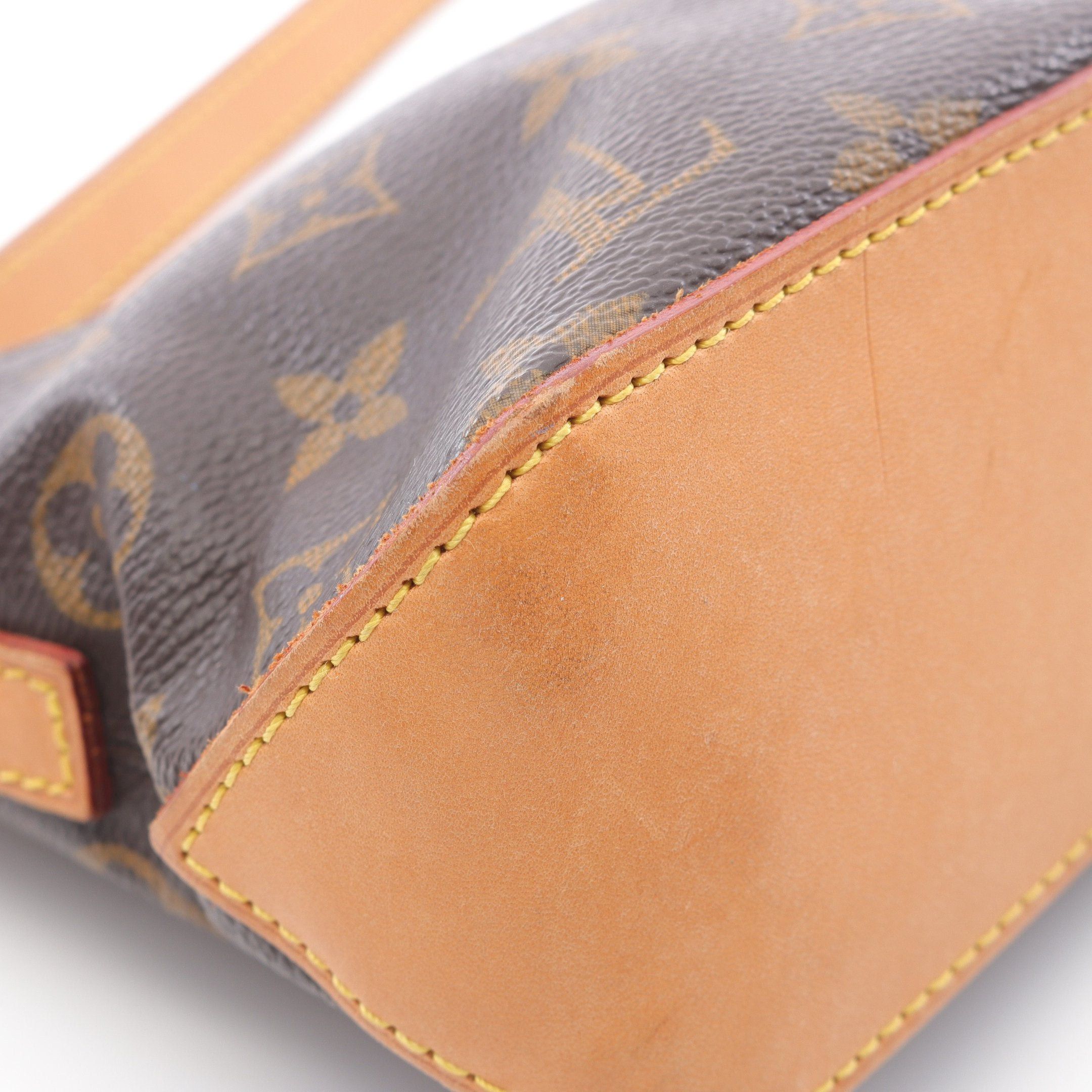 Louis Vuitton Louis Vuitton Trotteur Monogram Shoulder Bag Leather Brown Size ONE SIZE - 7 Thumbnail