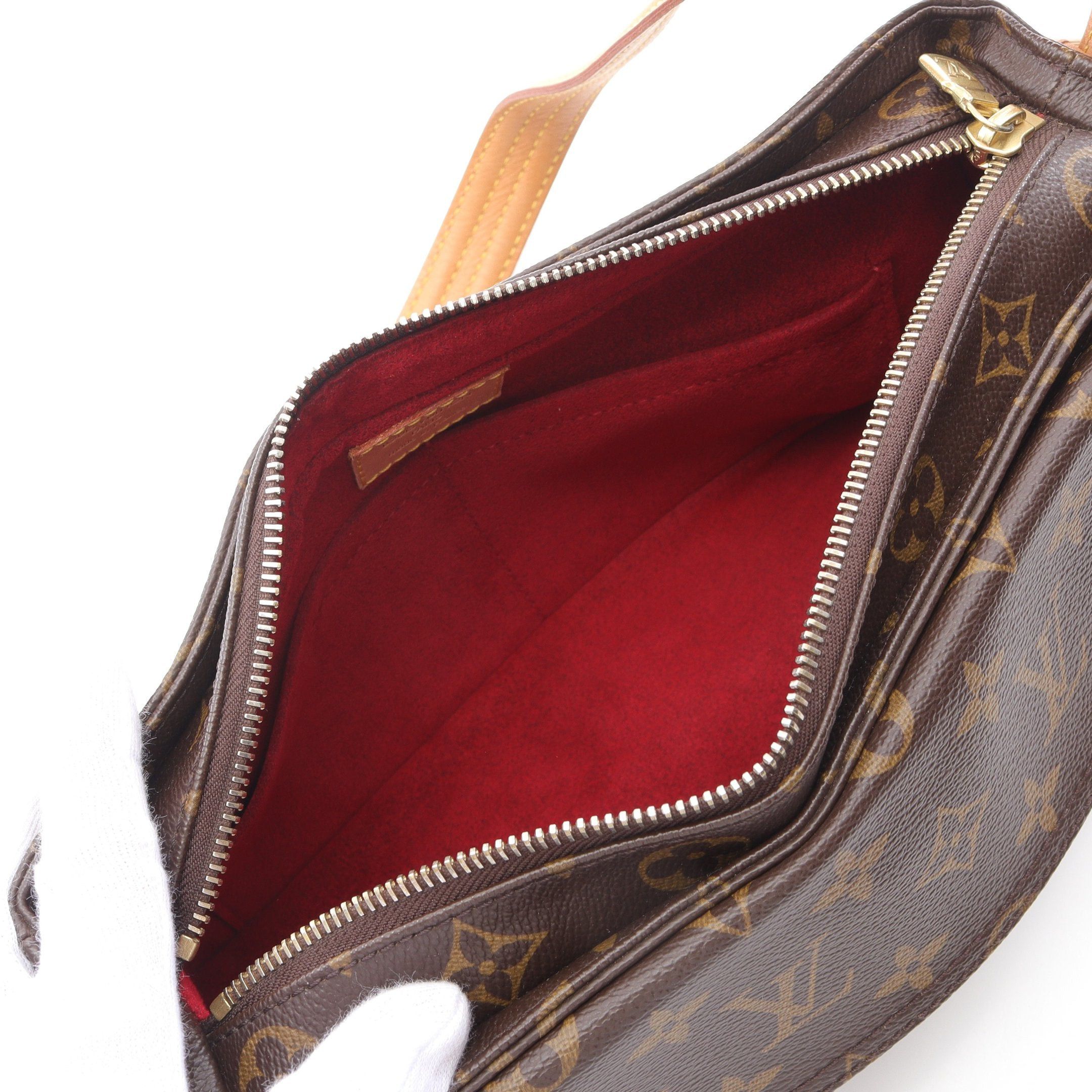 Louis Vuitton Louis Vuitton Vivacite Mm Monogram Shoulder Bag Leather Brown Size ONE SIZE - 3 Thumbnail