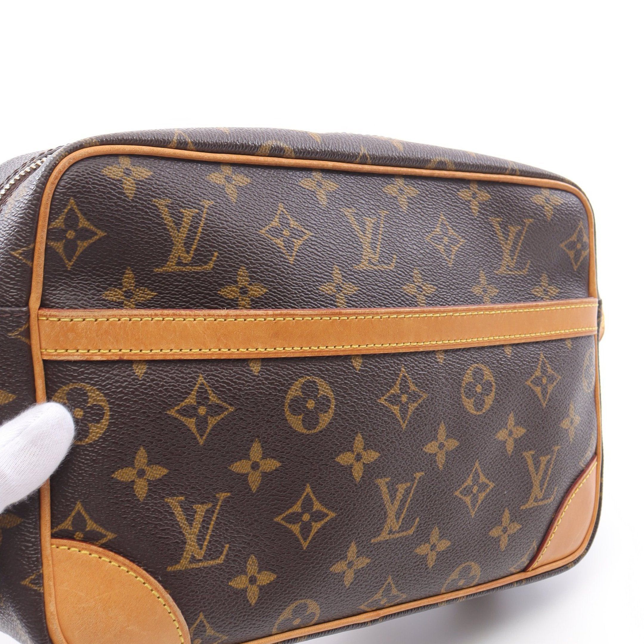 Louis Vuitton Louis Vuitton Trocadero 27 Monogram Shoulder Bag Leather Brown Size ONE SIZE - 13 Thumbnail