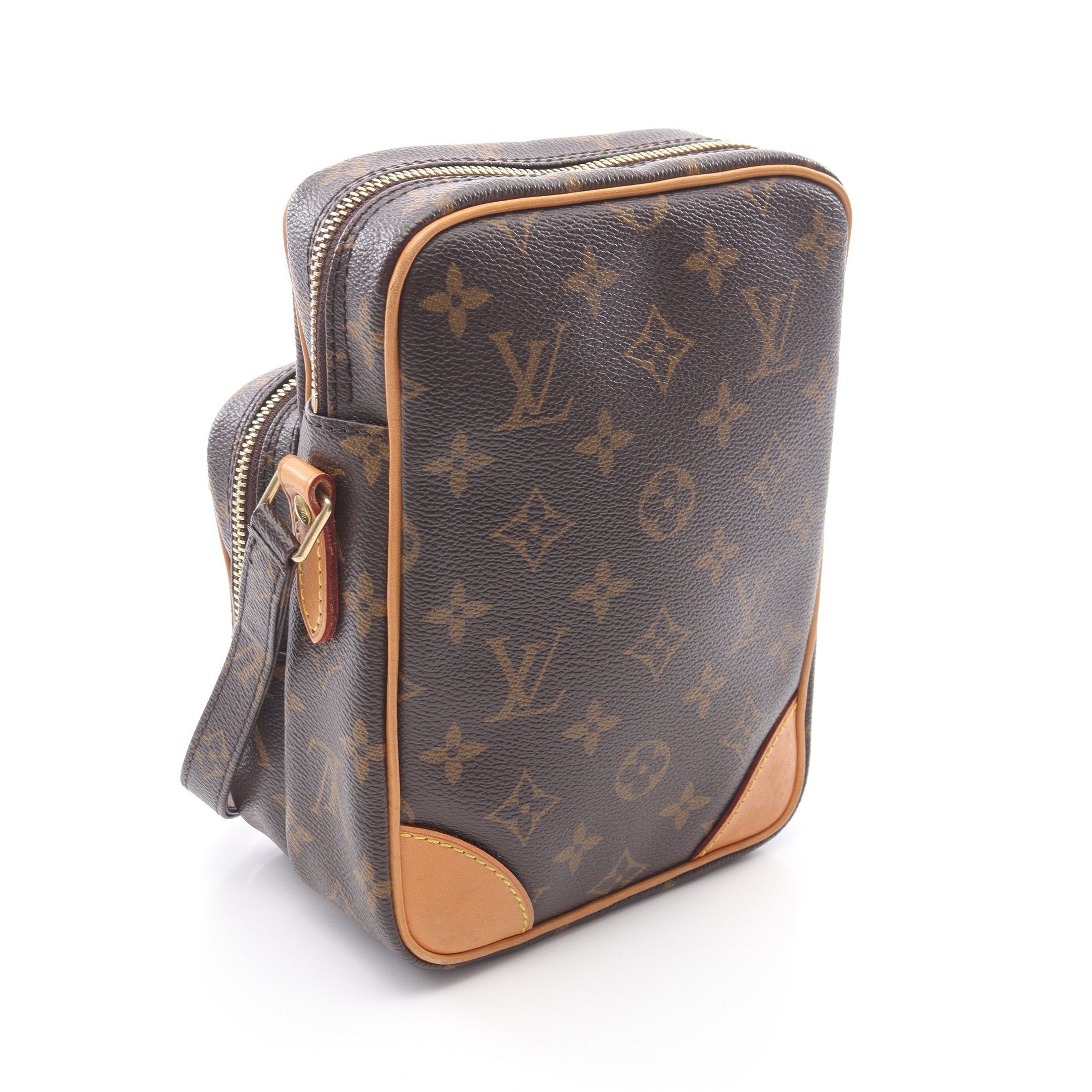 Louis Vuitton Louis Vuitton Amazon Monogram Shoulder Bag Leather Brown Size ONE SIZE - 2 Thumbnail