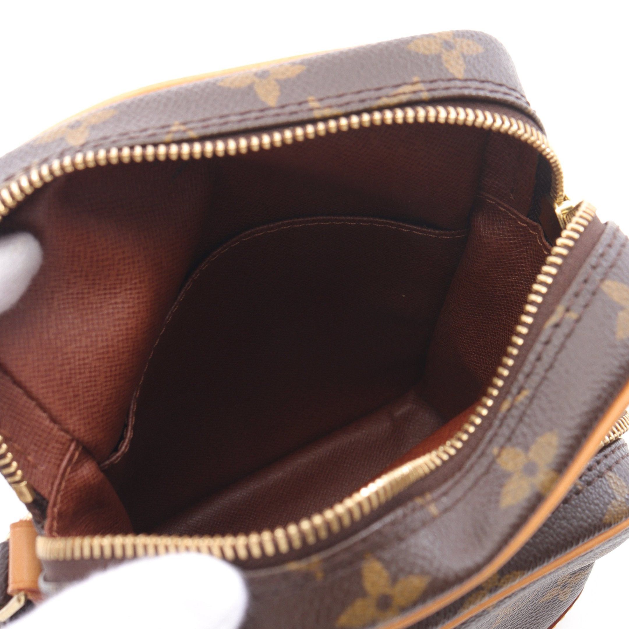Louis Vuitton Louis Vuitton Amazon Monogram Shoulder Bag Leather Brown Size ONE SIZE - 3 Thumbnail