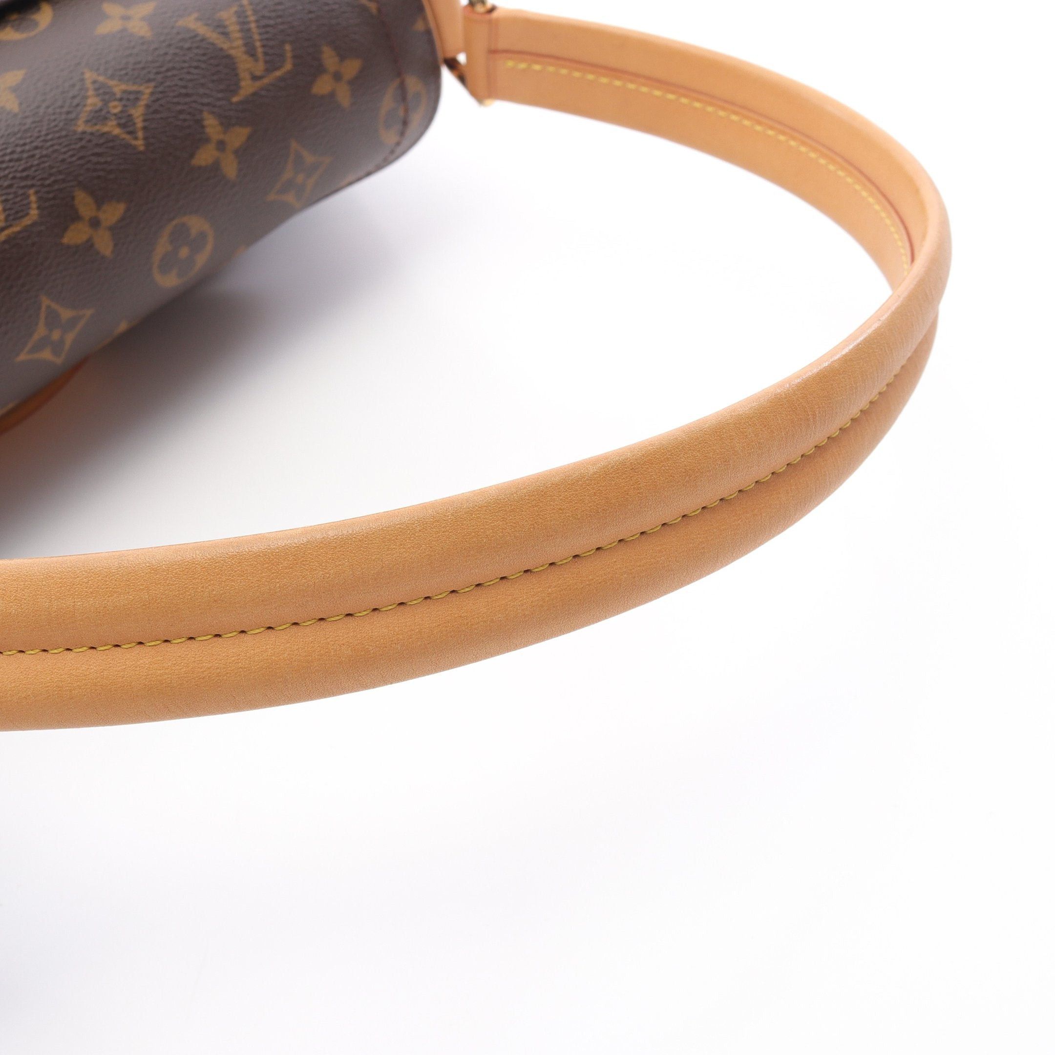 Louis Vuitton Louis Vuitton Beverly Mm Monogram Shoulder Bag Leather Brown Size ONE SIZE - 6 Thumbnail