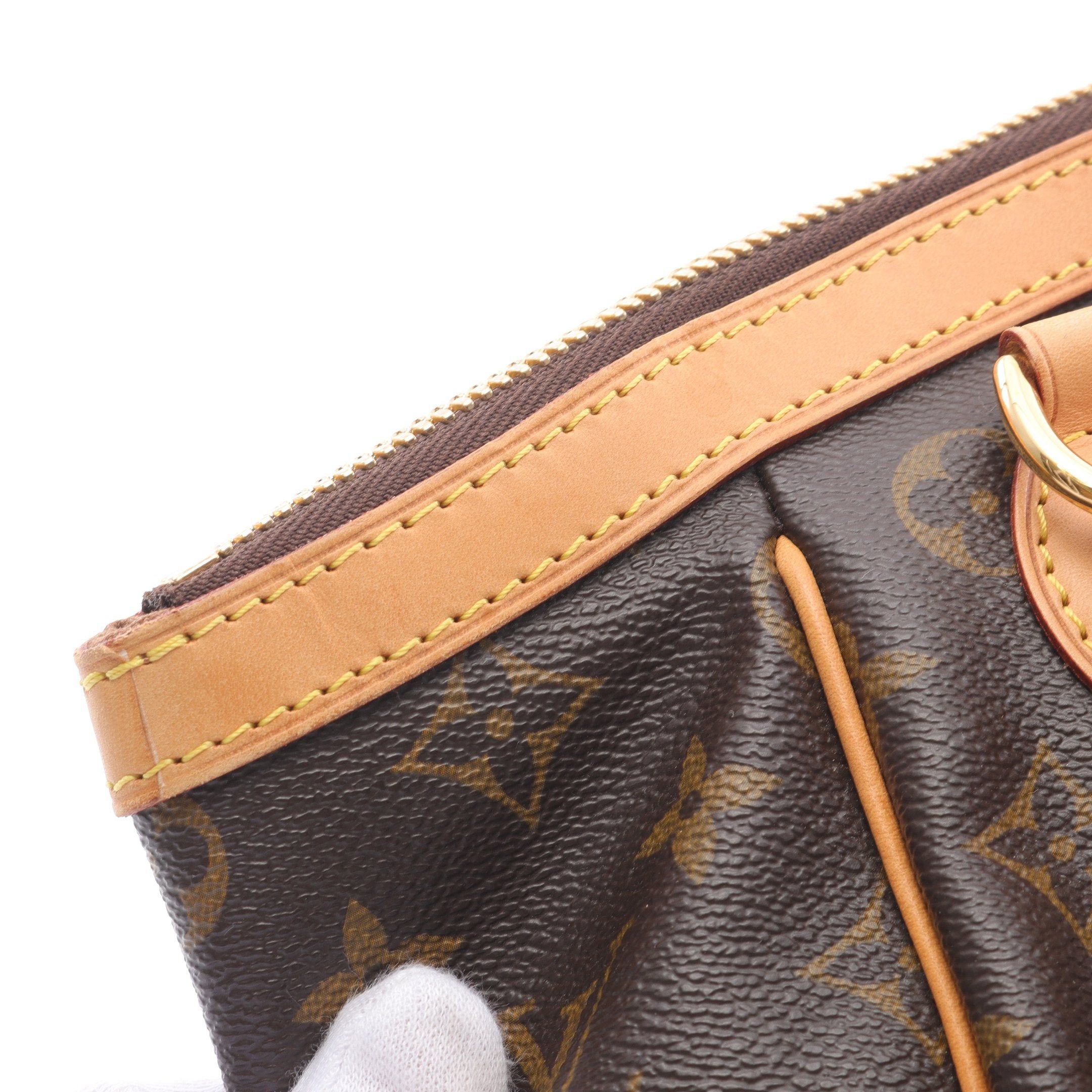 Louis Vuitton Louis Vuitton Tivoli Pm Monogram Handbag Leather Brown Size ONE SIZE - 11 Thumbnail