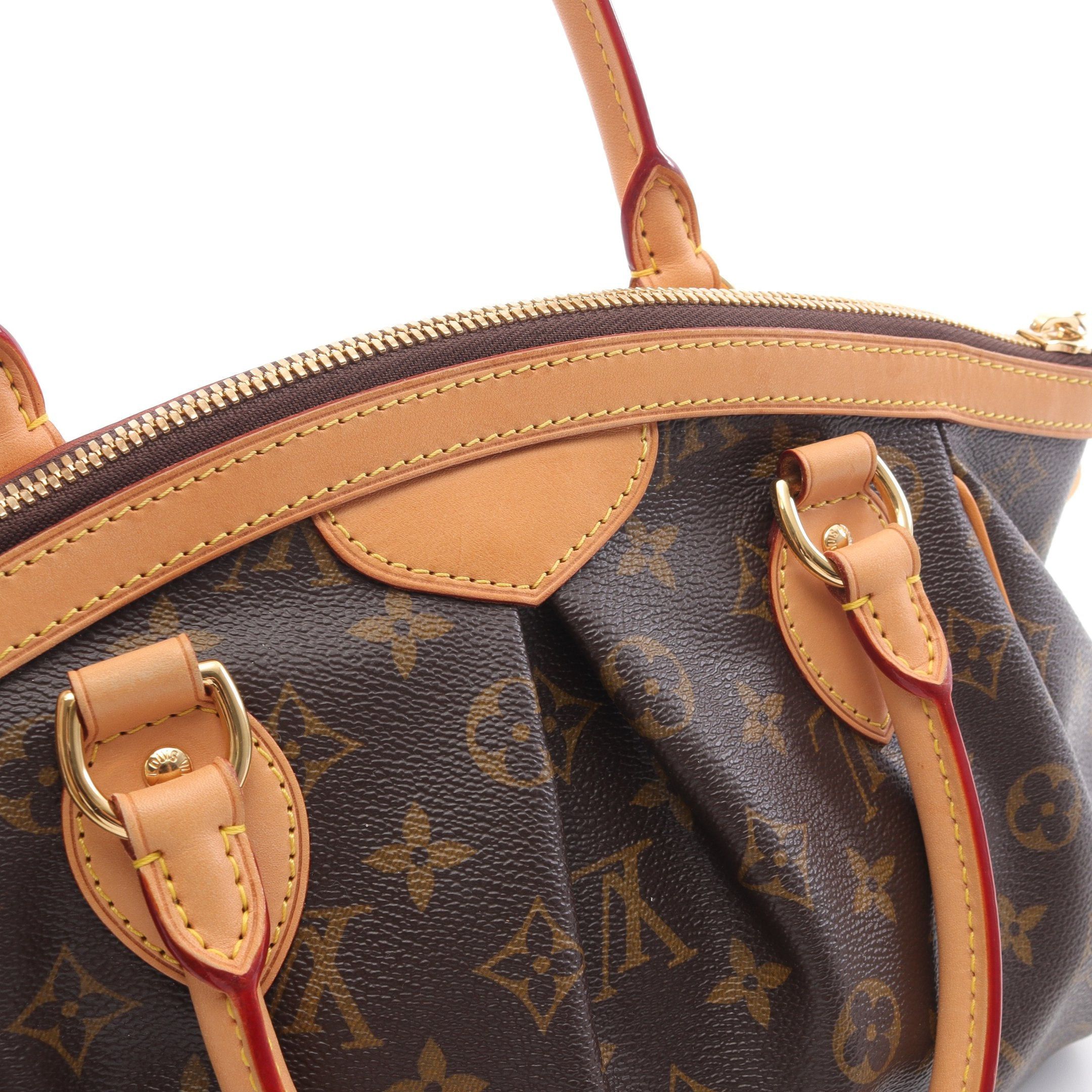 Louis Vuitton Louis Vuitton Tivoli Pm Monogram Handbag Leather Brown Size ONE SIZE - 7 Thumbnail
