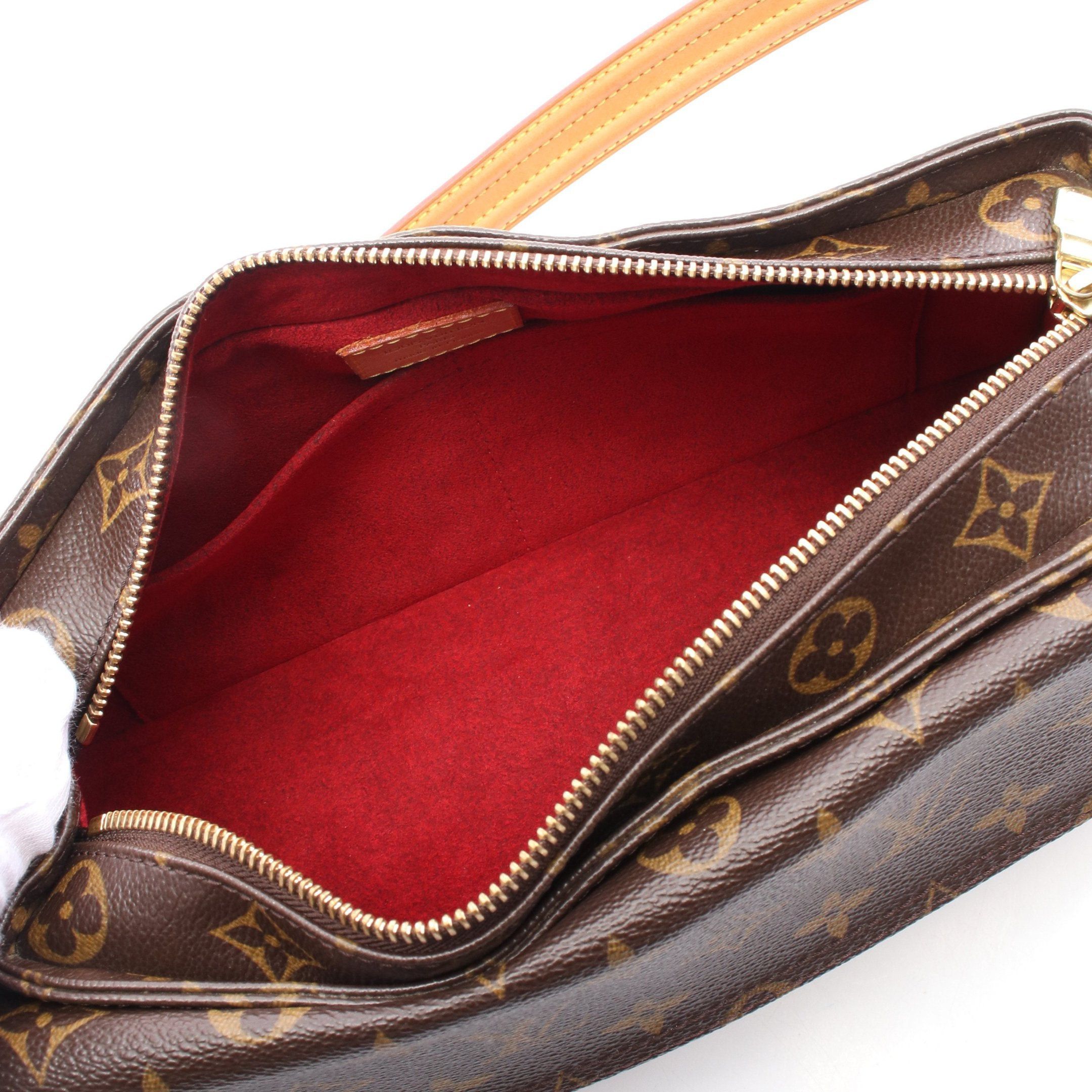 Louis Vuitton Louis Vuitton Vivacite Mm Monogram Shoulder Bag Leather Brown Size ONE SIZE - 3 Thumbnail