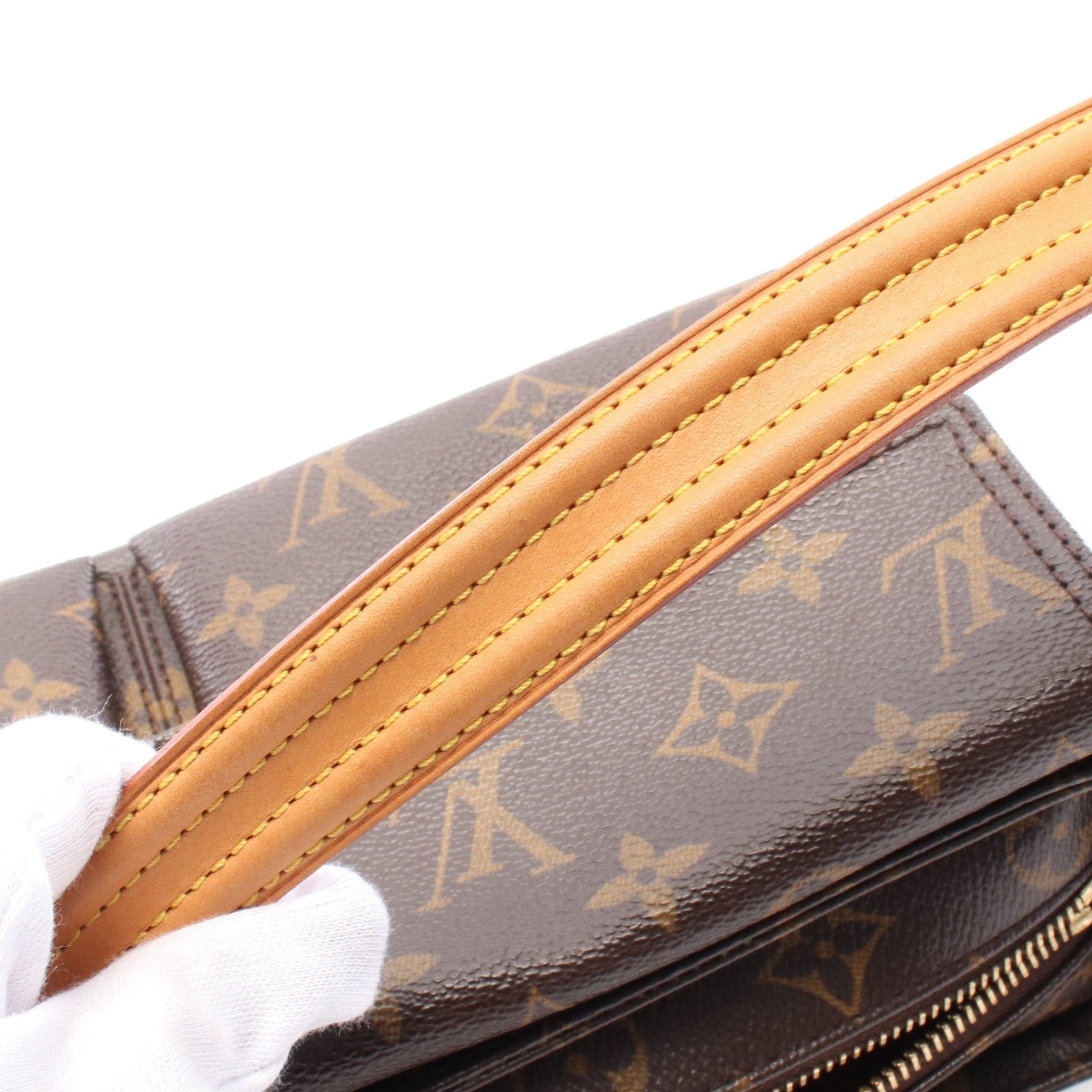Louis Vuitton Louis Vuitton Vivacite Mm Monogram Shoulder Bag Leather Brown Size ONE SIZE - 9 Thumbnail