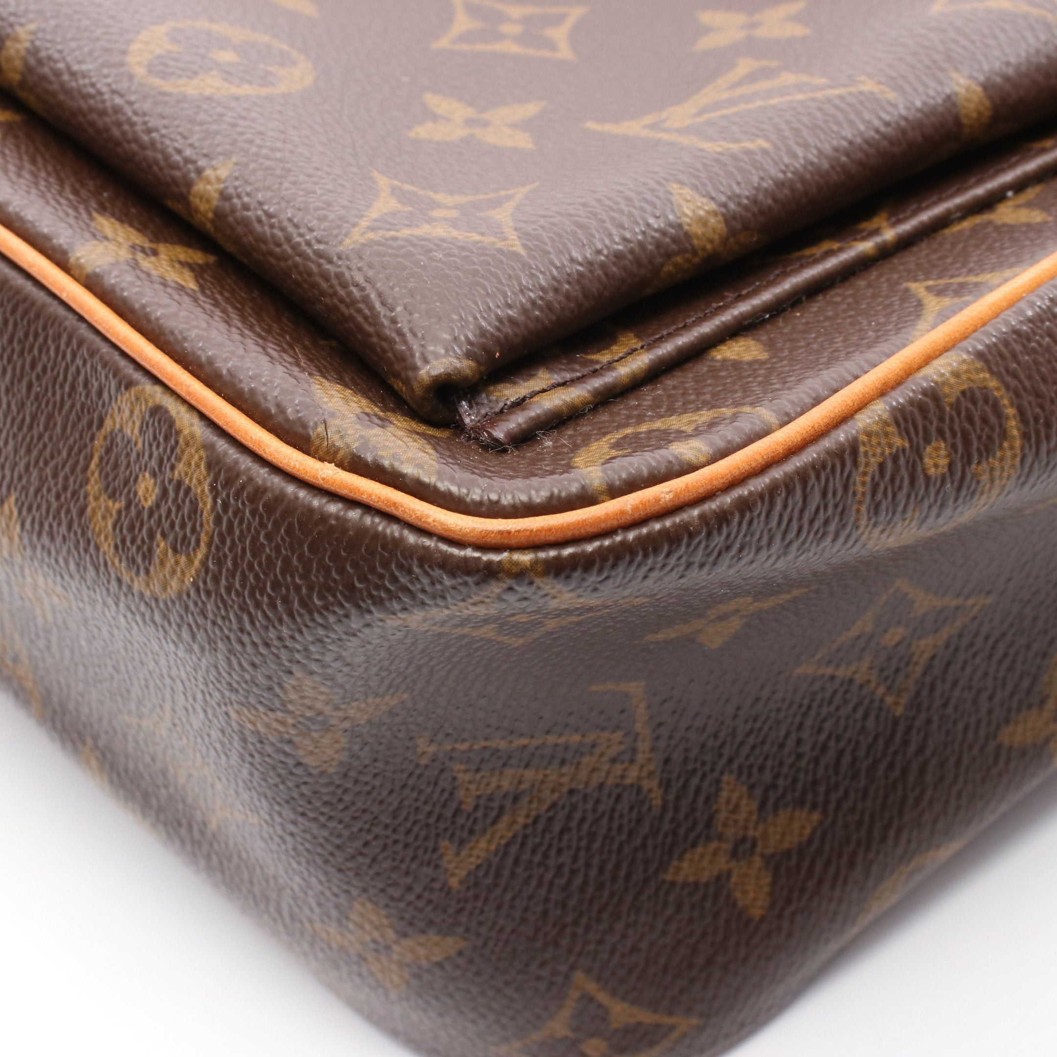 Louis Vuitton Louis Vuitton Vivacite Gm Monogram Shoulder Bag Leather Brown Size ONE SIZE - 6 Thumbnail