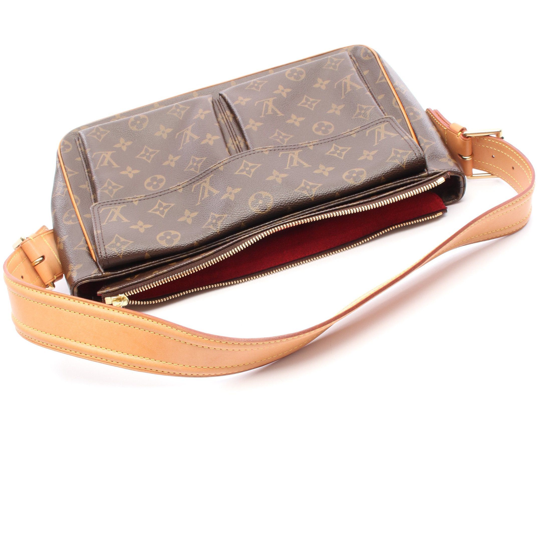 Louis Vuitton Louis Vuitton Vivacite Gm Monogram Shoulder Bag Leather Brown Size ONE SIZE - 7 Thumbnail