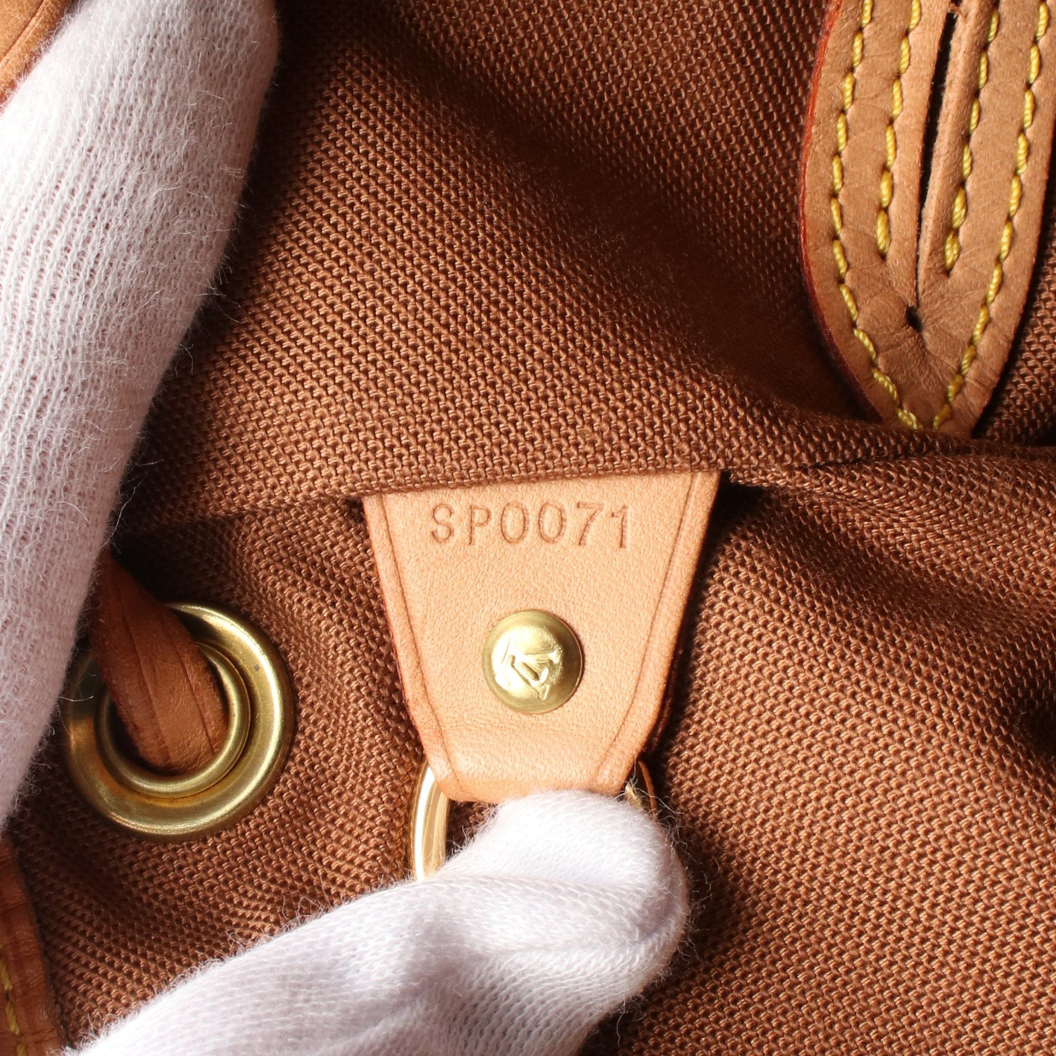 Louis Vuitton Louis Vuitton Montsouris Mm Monogram Backpack Rucksack Leather Brown Size ONE SIZE - 5 Thumbnail