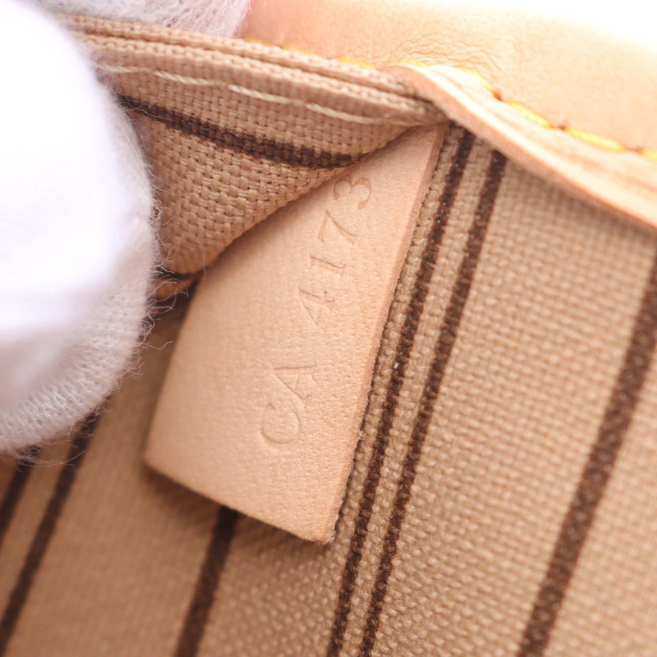 Louis Vuitton Louis Vuitton Neverfull Mm Monogram Shoulder Bag Tote Leather Brown Size ONE SIZE - 5 Thumbnail