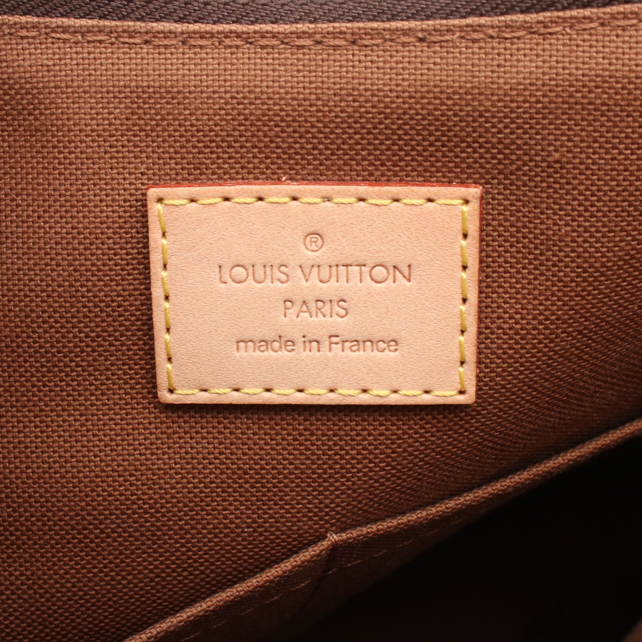 Louis Vuitton Louis Vuitton Odeon Pm Monogram Shoulder Bag Leather Brown Size ONE SIZE - 4 Thumbnail