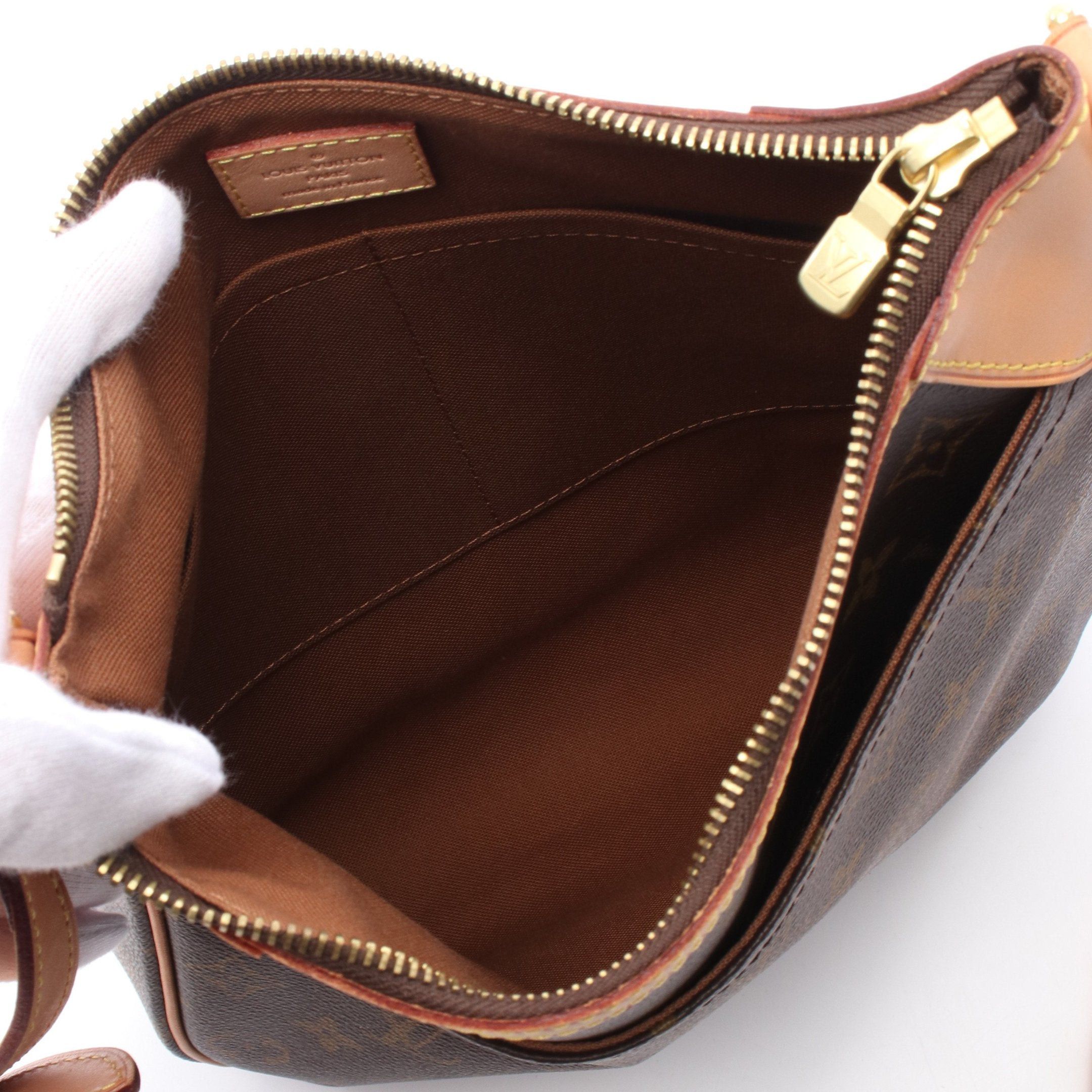 Louis Vuitton Louis Vuitton Odeon Pm Monogram Shoulder Bag Leather Brown Size ONE SIZE - 3 Thumbnail