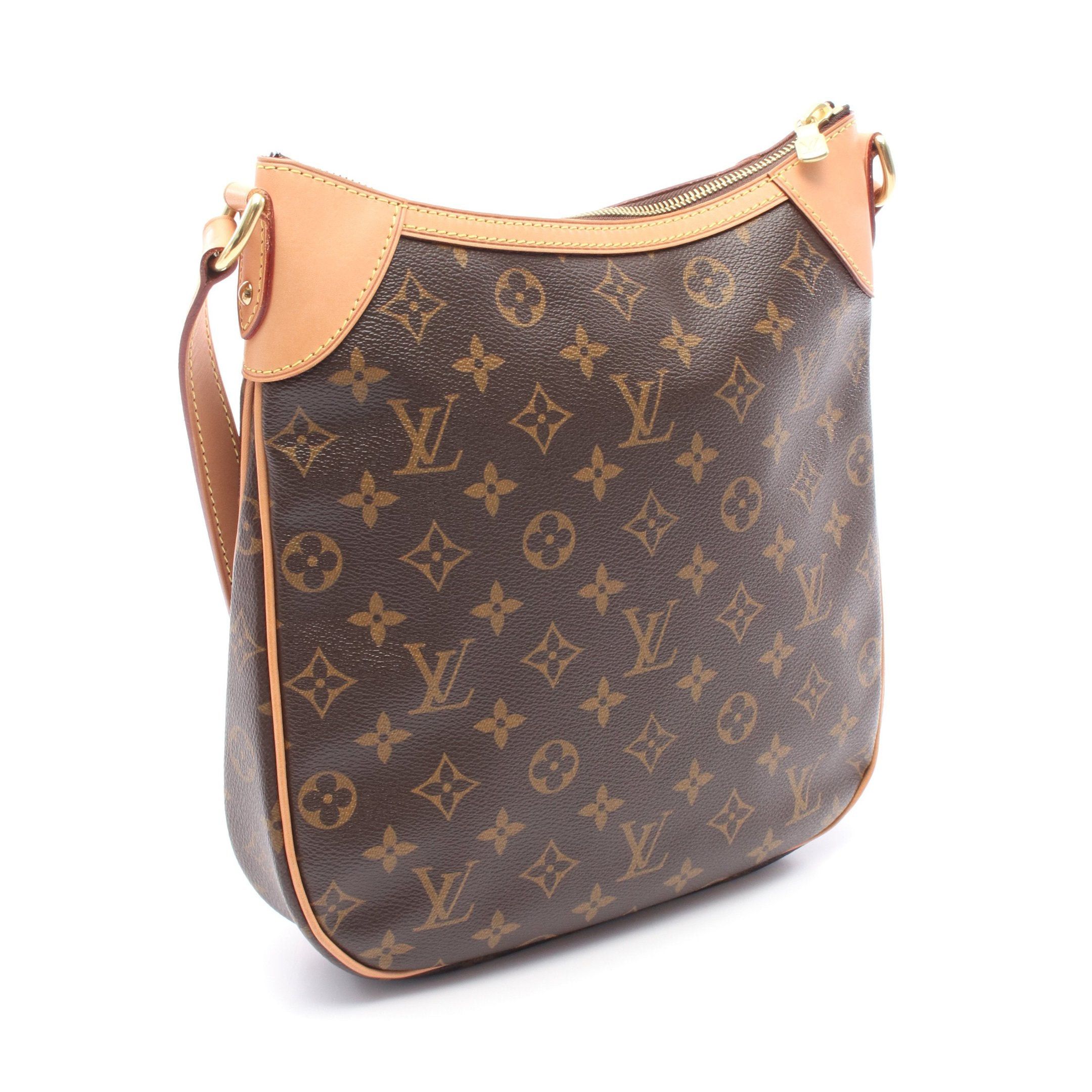 Louis Vuitton Louis Vuitton Odeon Pm Monogram Shoulder Bag Leather Brown Size ONE SIZE - 2 Thumbnail
