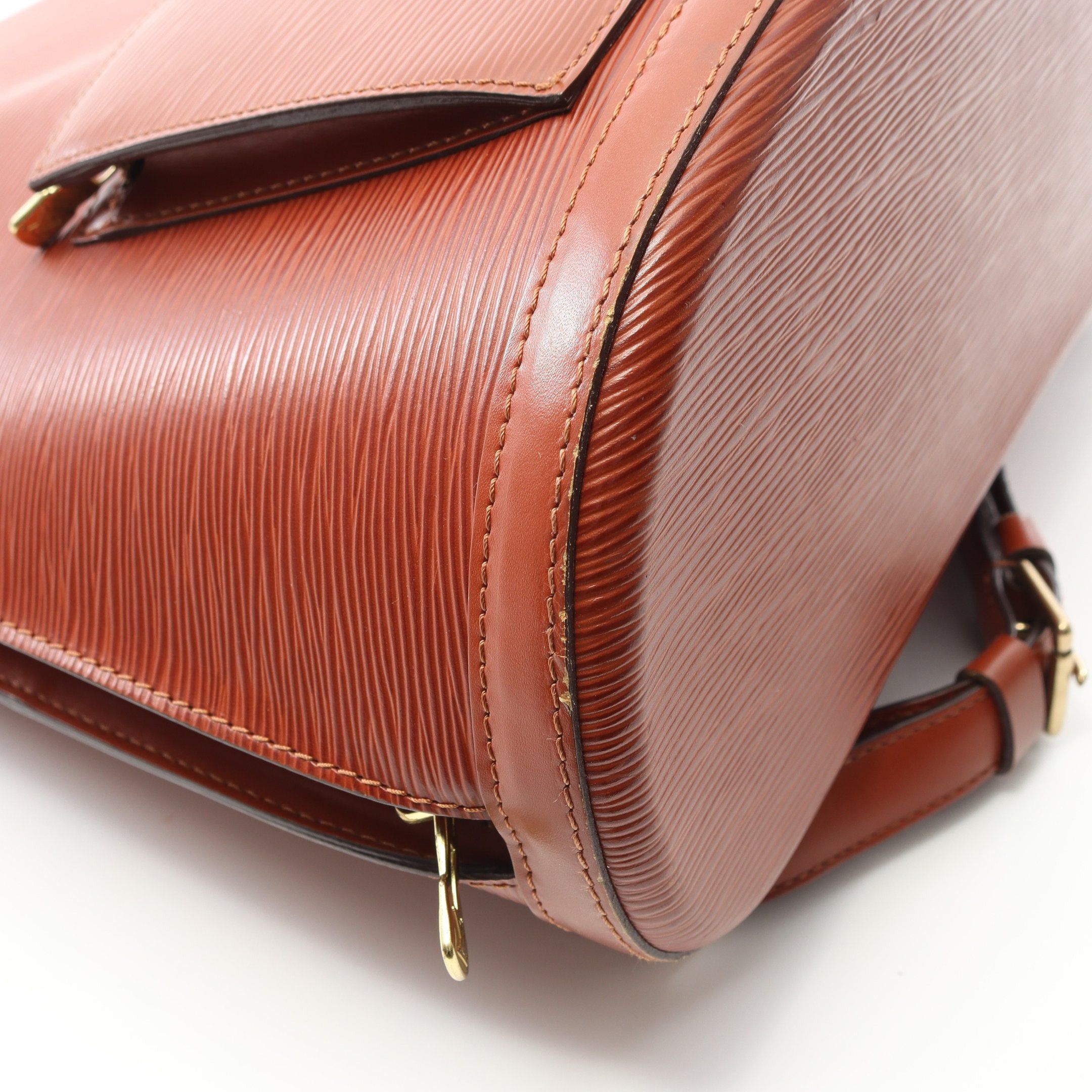 Louis Vuitton Louis Vuitton Gobelins Epi Kenya Brown Backpack Rucksack Leather Size ONE SIZE - 6 Thumbnail