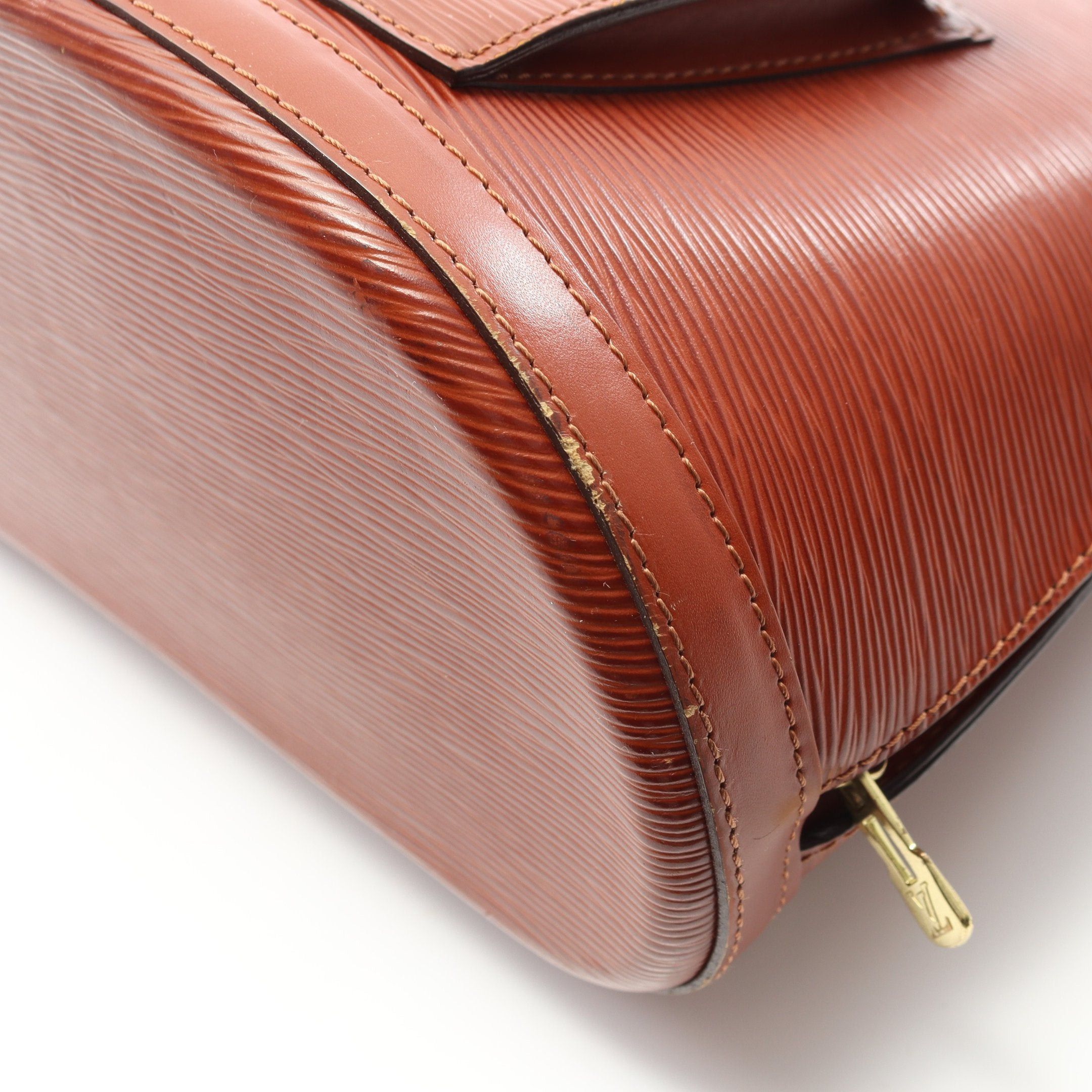 Louis Vuitton Louis Vuitton Gobelins Epi Kenya Brown Backpack Rucksack Leather Size ONE SIZE - 7 Thumbnail