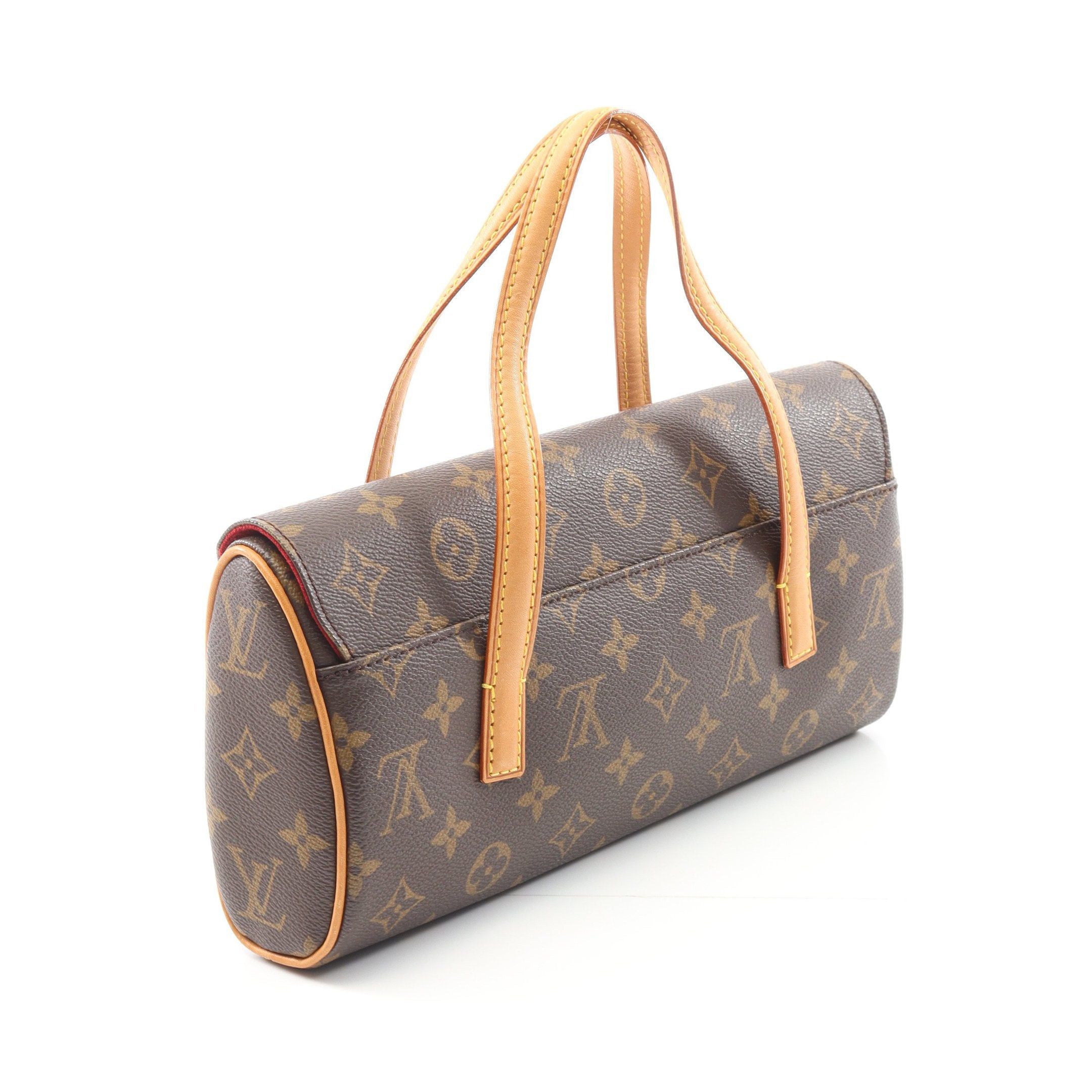 Louis Vuitton Louis Vuitton Sonatine Monogram Handbag Leather Brown Size ONE SIZE - 2 Thumbnail