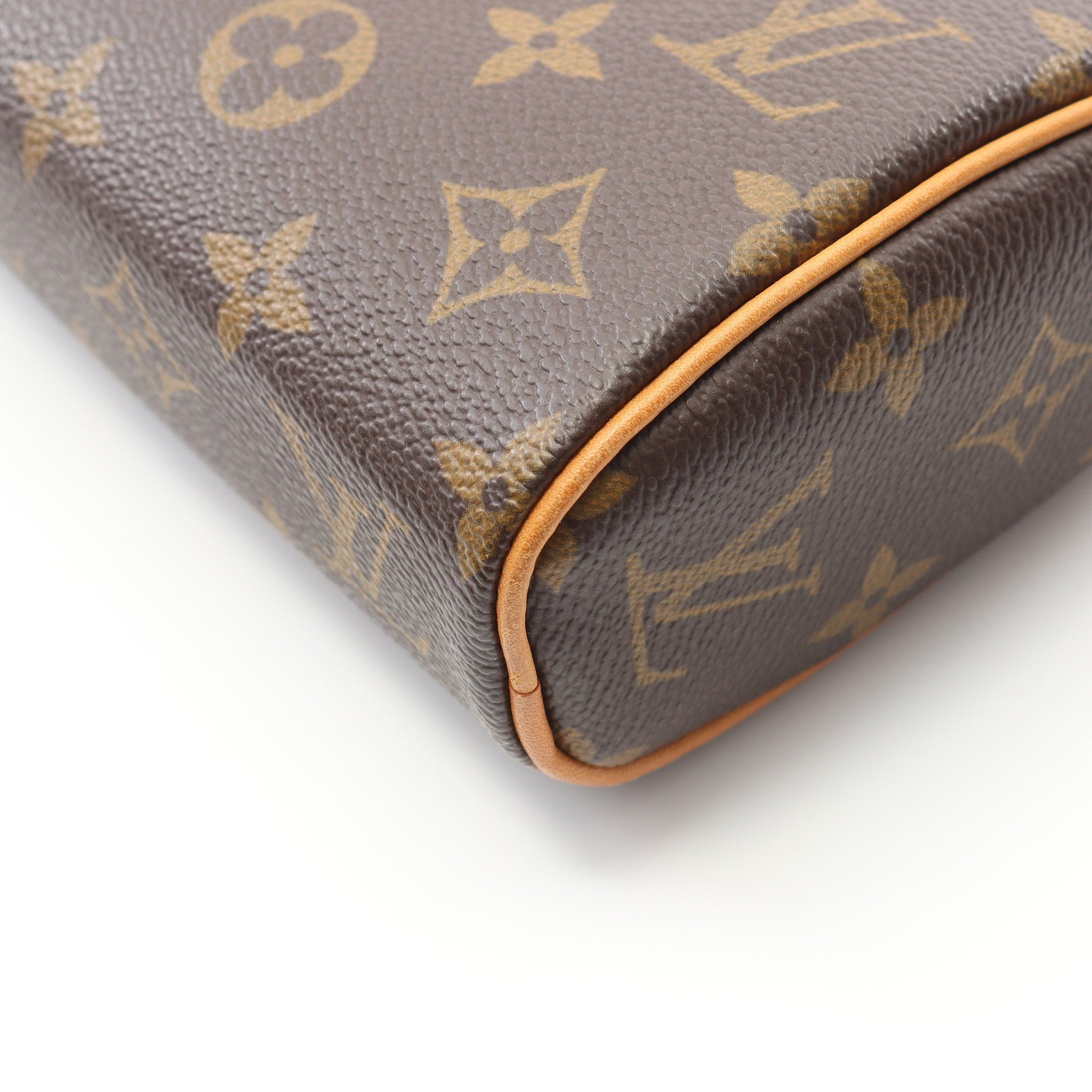 Louis Vuitton Louis Vuitton Sonatine Monogram Handbag Leather Brown Size ONE SIZE - 8 Thumbnail