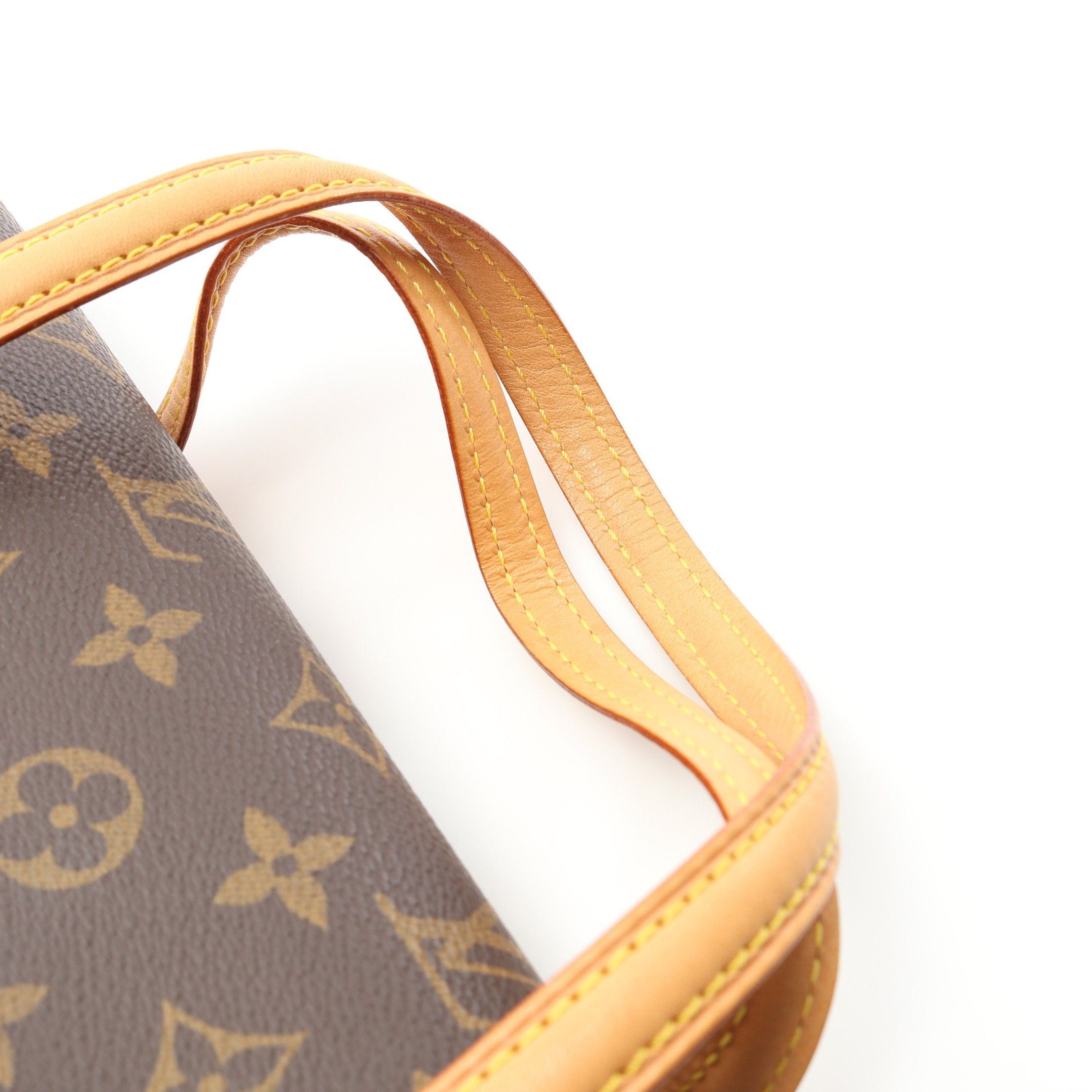 Louis Vuitton Louis Vuitton Sonatine Monogram Handbag Leather Brown Size ONE SIZE - 7 Thumbnail