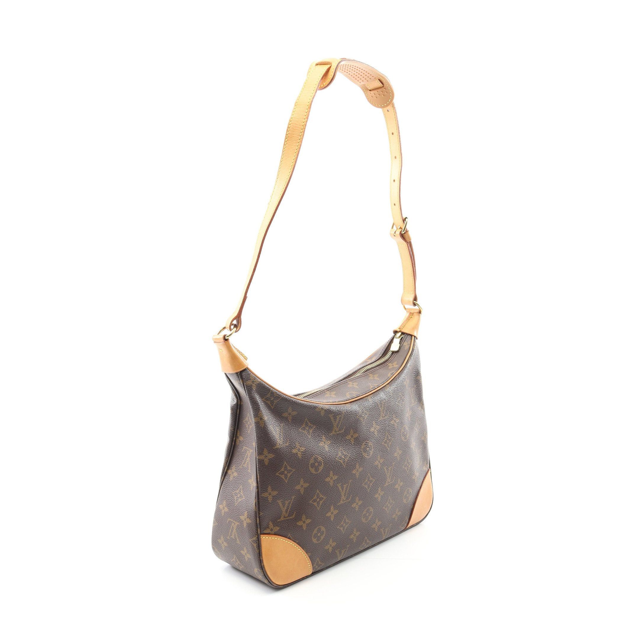 Louis Vuitton Louis Vuitton Boulogne Pm Monogram Shoulder Bag Leather Brown Size ONE SIZE - 2 Thumbnail