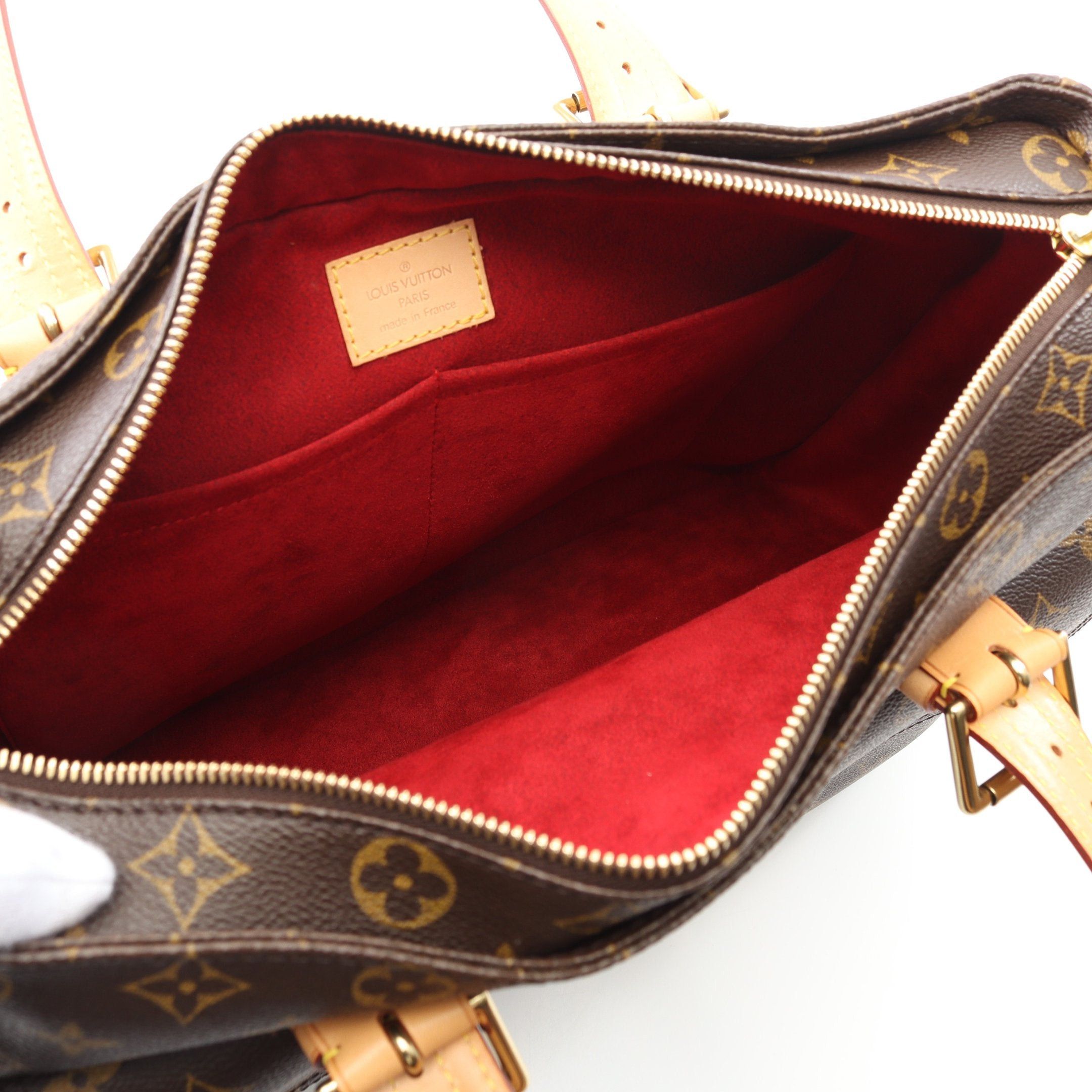 Louis Vuitton Louis Vuitton Multi-Priest Monogram Handbag Leather Brown Size ONE SIZE - 3 Thumbnail