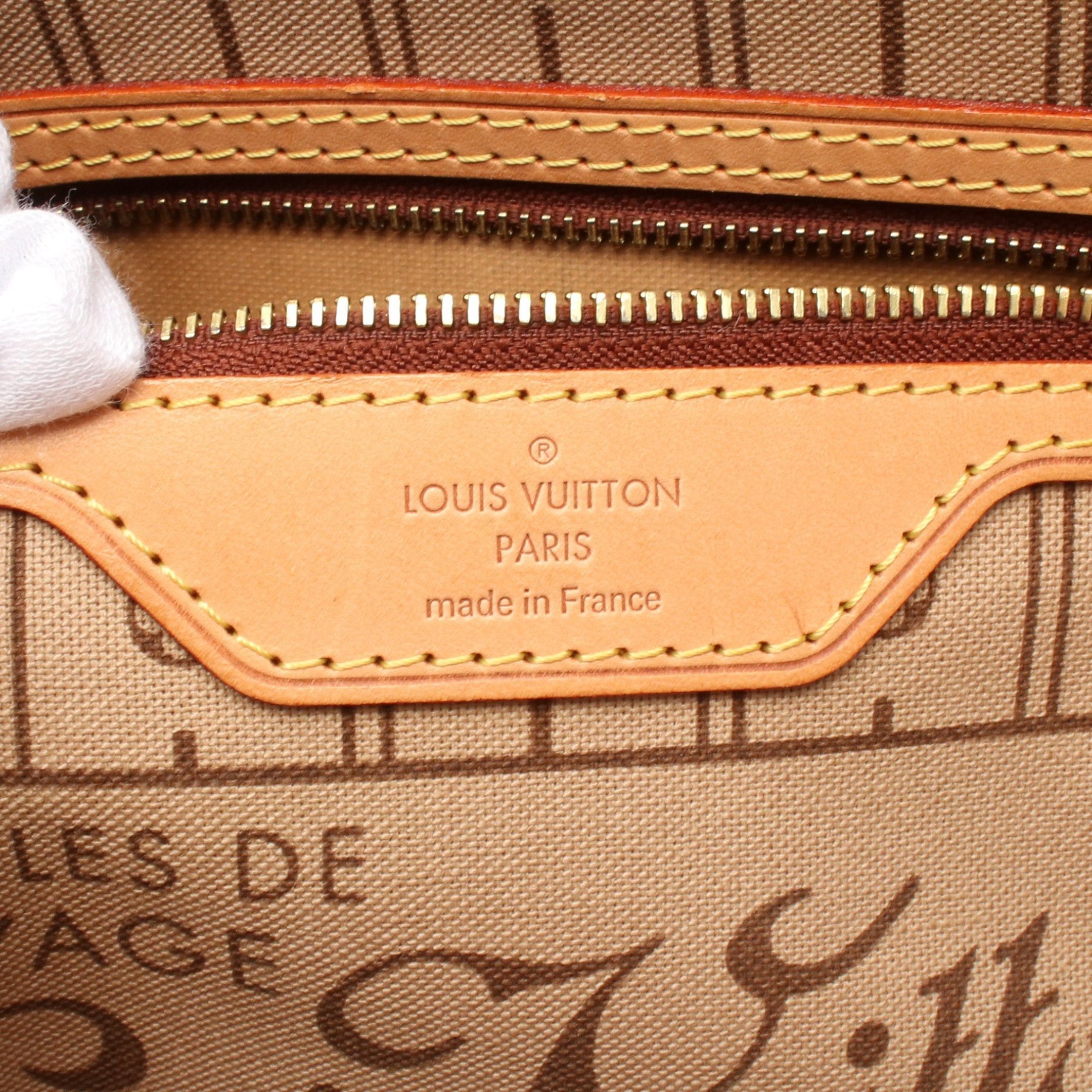 Louis Vuitton Louis Vuitton Neverfull Pm Monogram Handbag Tote Bag Leather Brown Size ONE SIZE - 4 Thumbnail