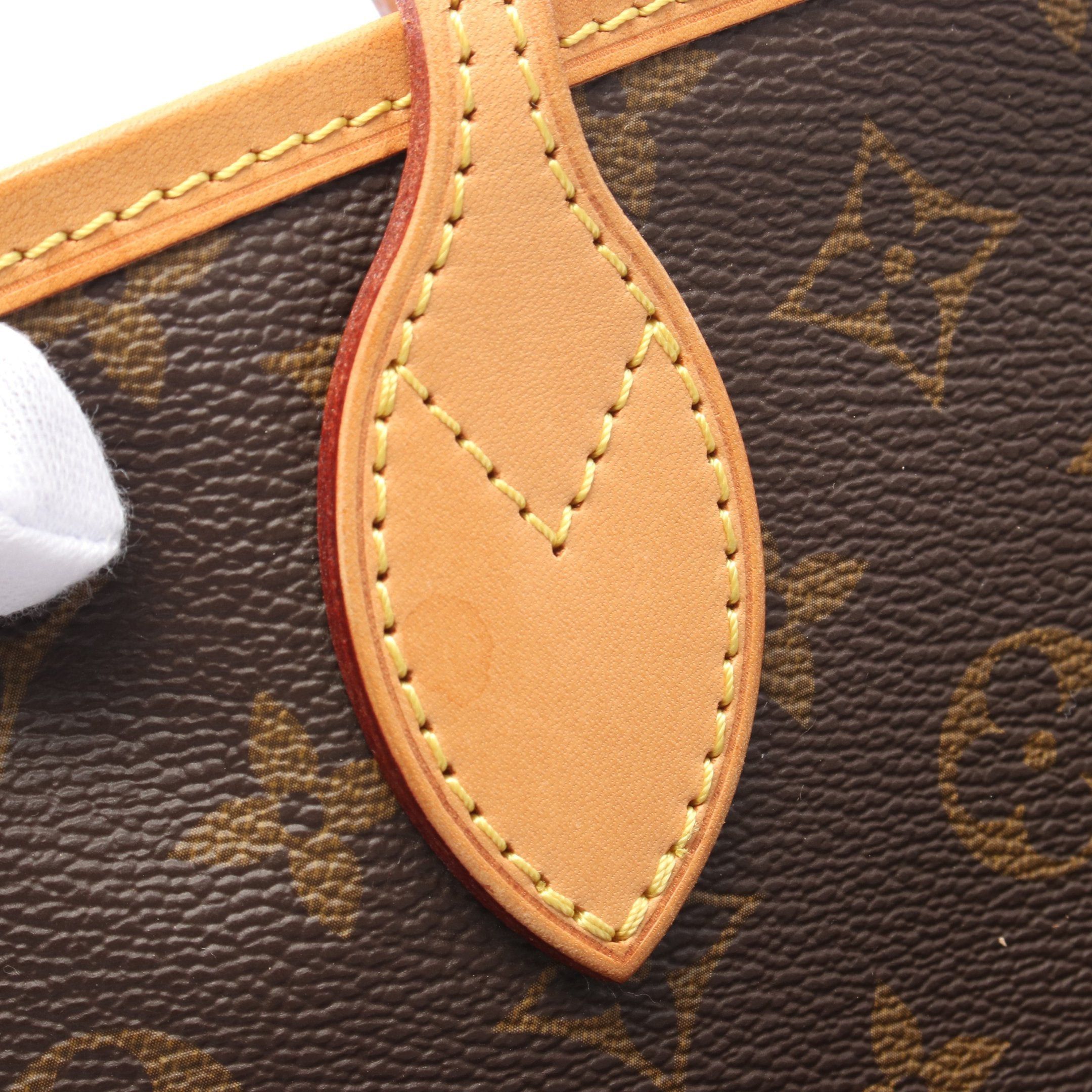Louis Vuitton Louis Vuitton Neverfull Pm Monogram Handbag Tote Bag Leather Brown Size ONE SIZE - 7 Thumbnail