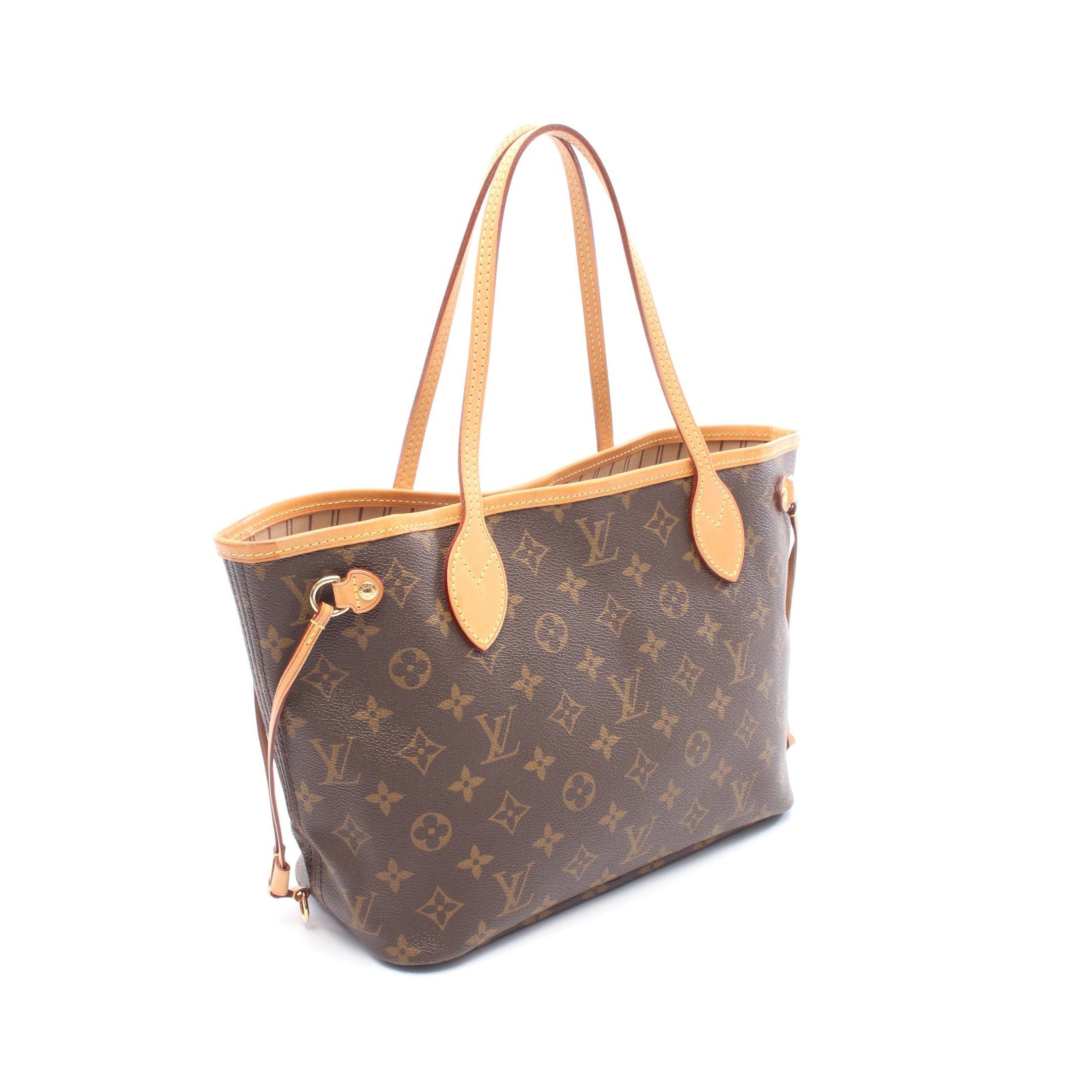 Louis Vuitton Louis Vuitton Neverfull Pm Monogram Handbag Tote Bag Leather Brown Size ONE SIZE - 2 Thumbnail