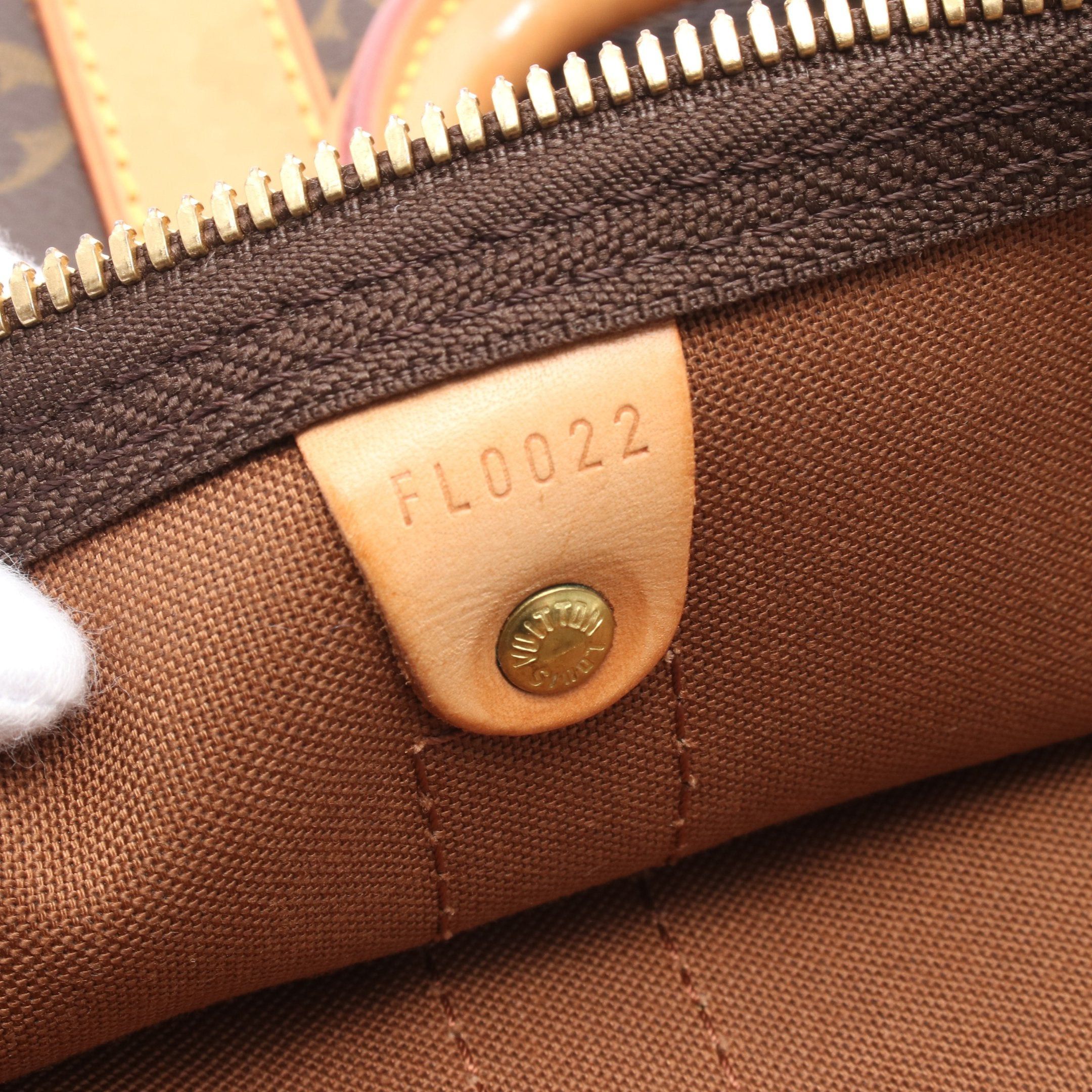 Louis Vuitton Louis Vuitton Keepall 45 Monogram Boston Bag Leather Brown Size ONE SIZE - 5 Thumbnail