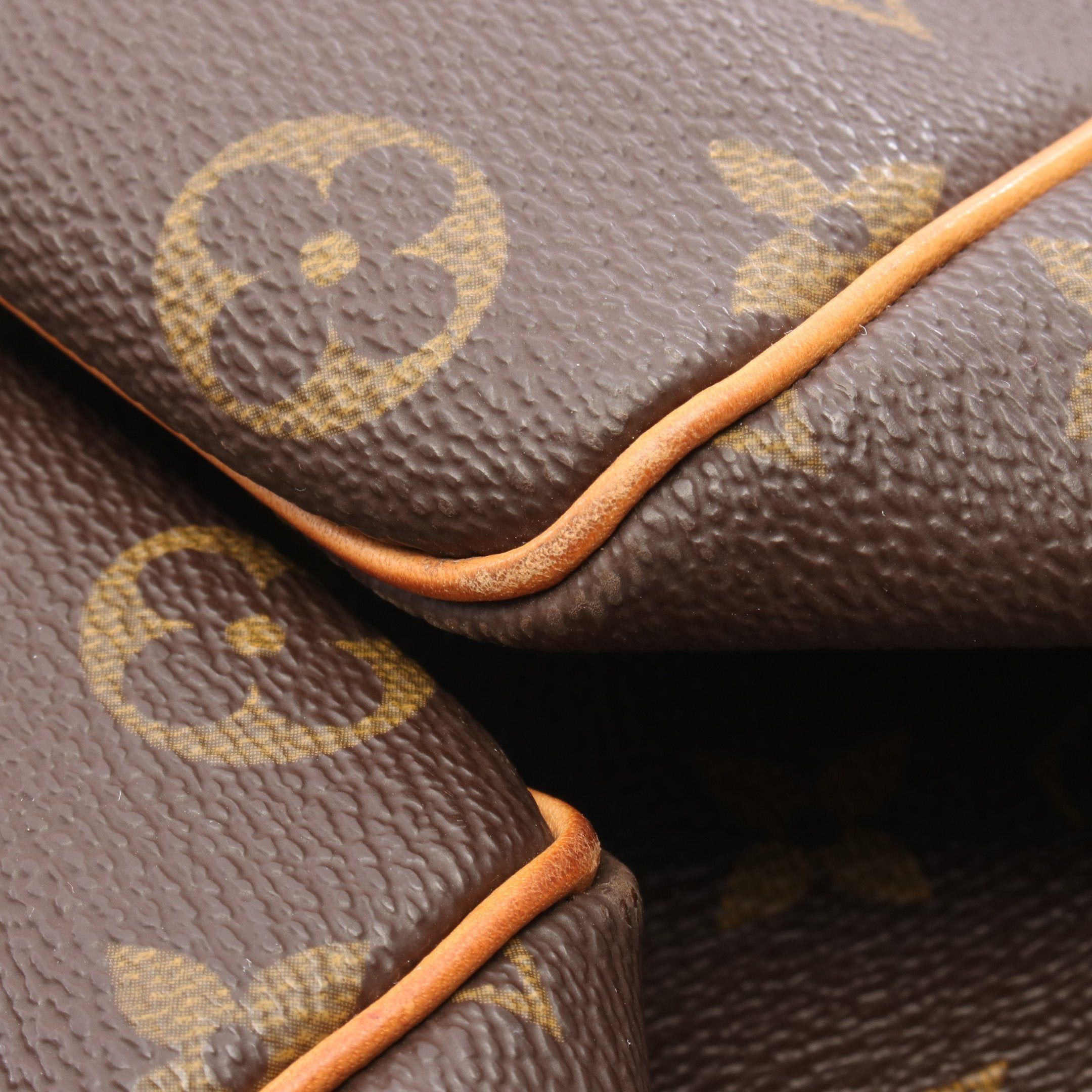 Louis Vuitton Louis Vuitton Keepall 45 Monogram Boston Bag Leather Brown Size ONE SIZE - 7 Thumbnail