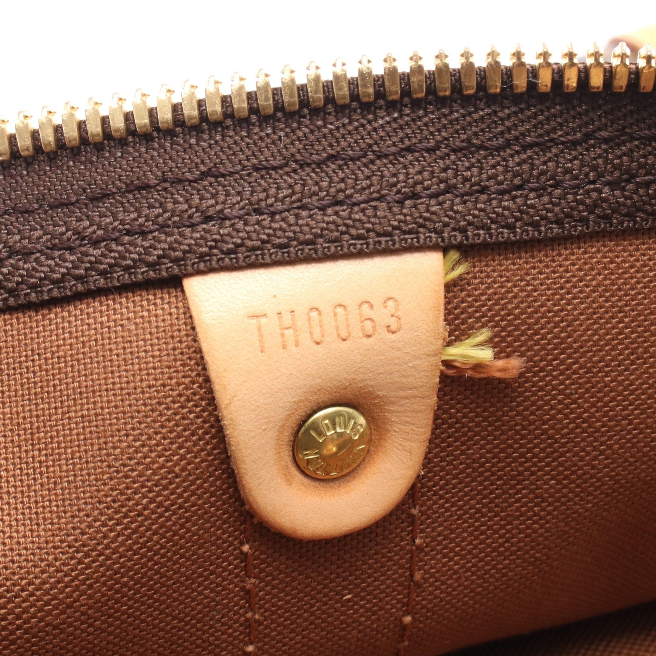 Louis Vuitton Louis Vuitton Keepall 50 Monogram Boston Bag Leather Brown Size ONE SIZE - 5 Thumbnail