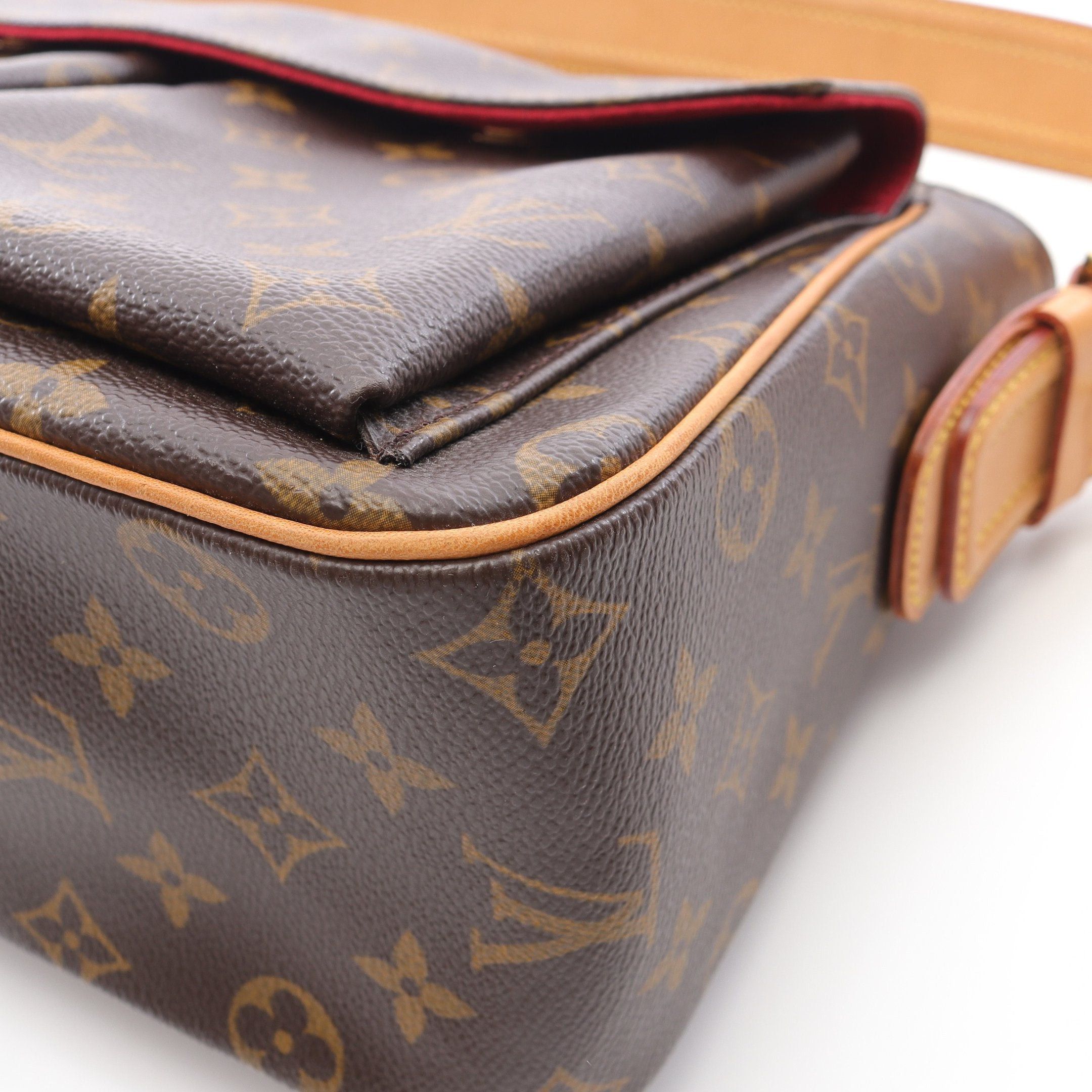 Louis Vuitton Louis Vuitton Vivacite Gm Monogram Shoulder Bag Leather Brown Size ONE SIZE - 11 Thumbnail
