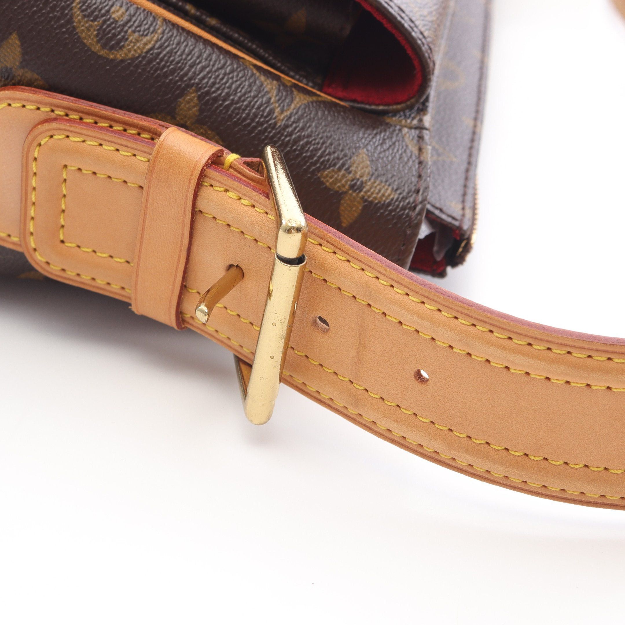 Louis Vuitton Louis Vuitton Vivacite Gm Monogram Shoulder Bag Leather Brown Size ONE SIZE - 6 Thumbnail