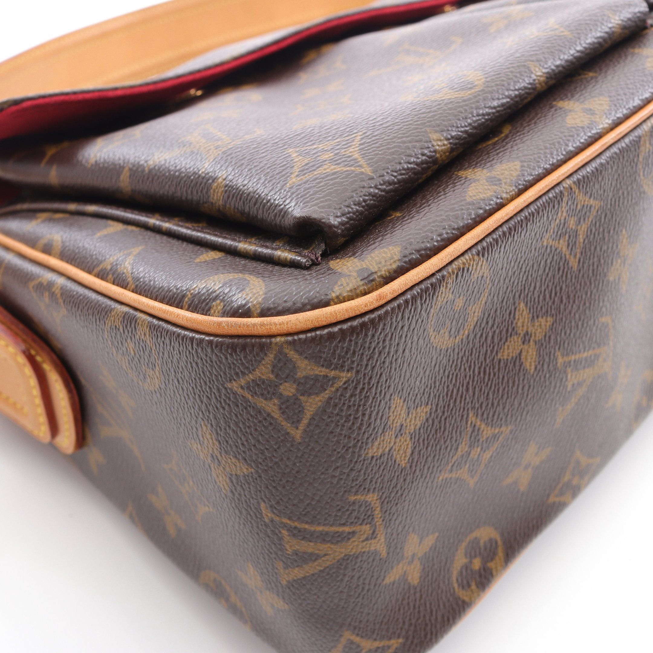 Louis Vuitton Louis Vuitton Vivacite Gm Monogram Shoulder Bag Leather Brown Size ONE SIZE - 10 Thumbnail