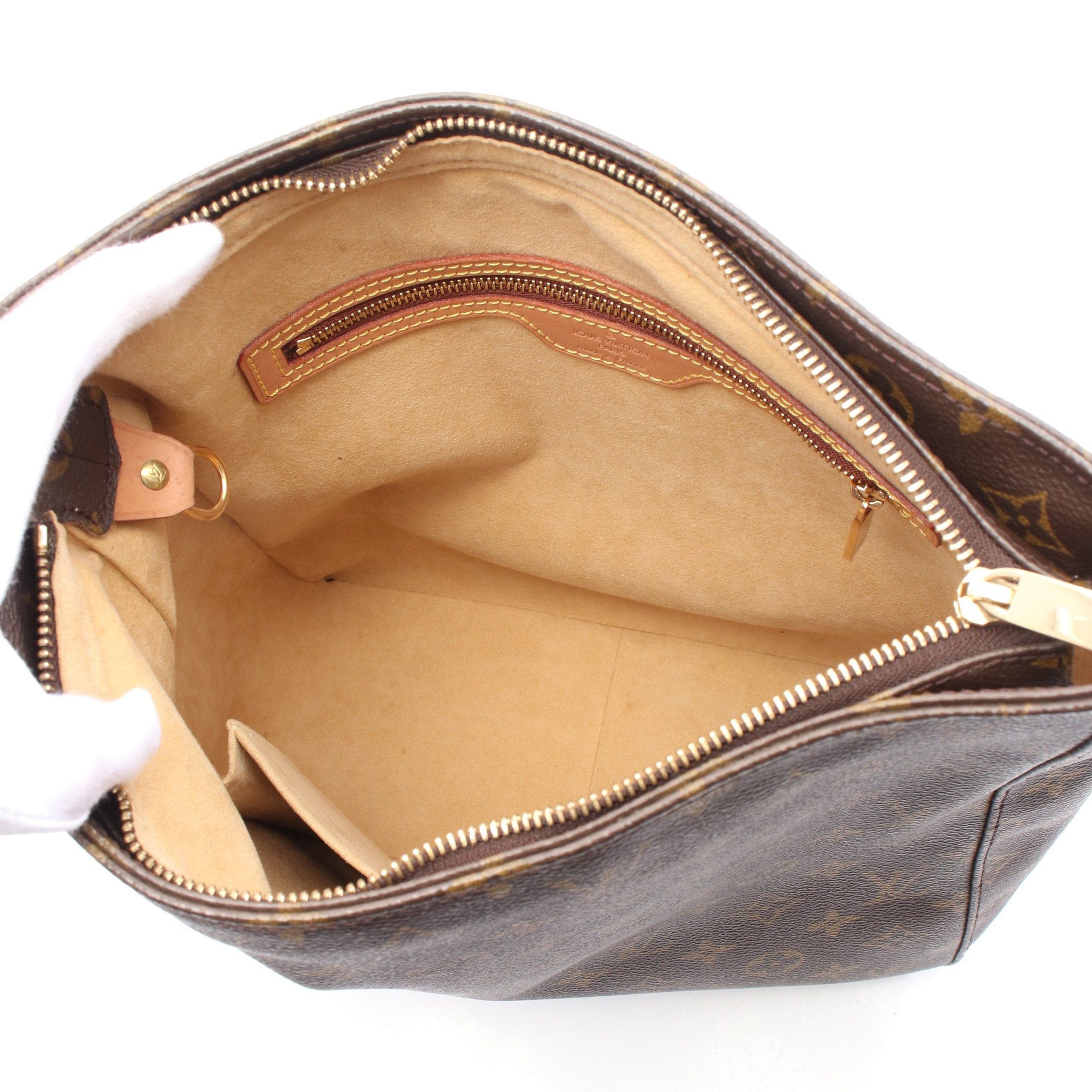 Louis Vuitton Louis Vuitton Looping Gm Monogram Shoulder Bag Leather Brown Size ONE SIZE - 3 Thumbnail