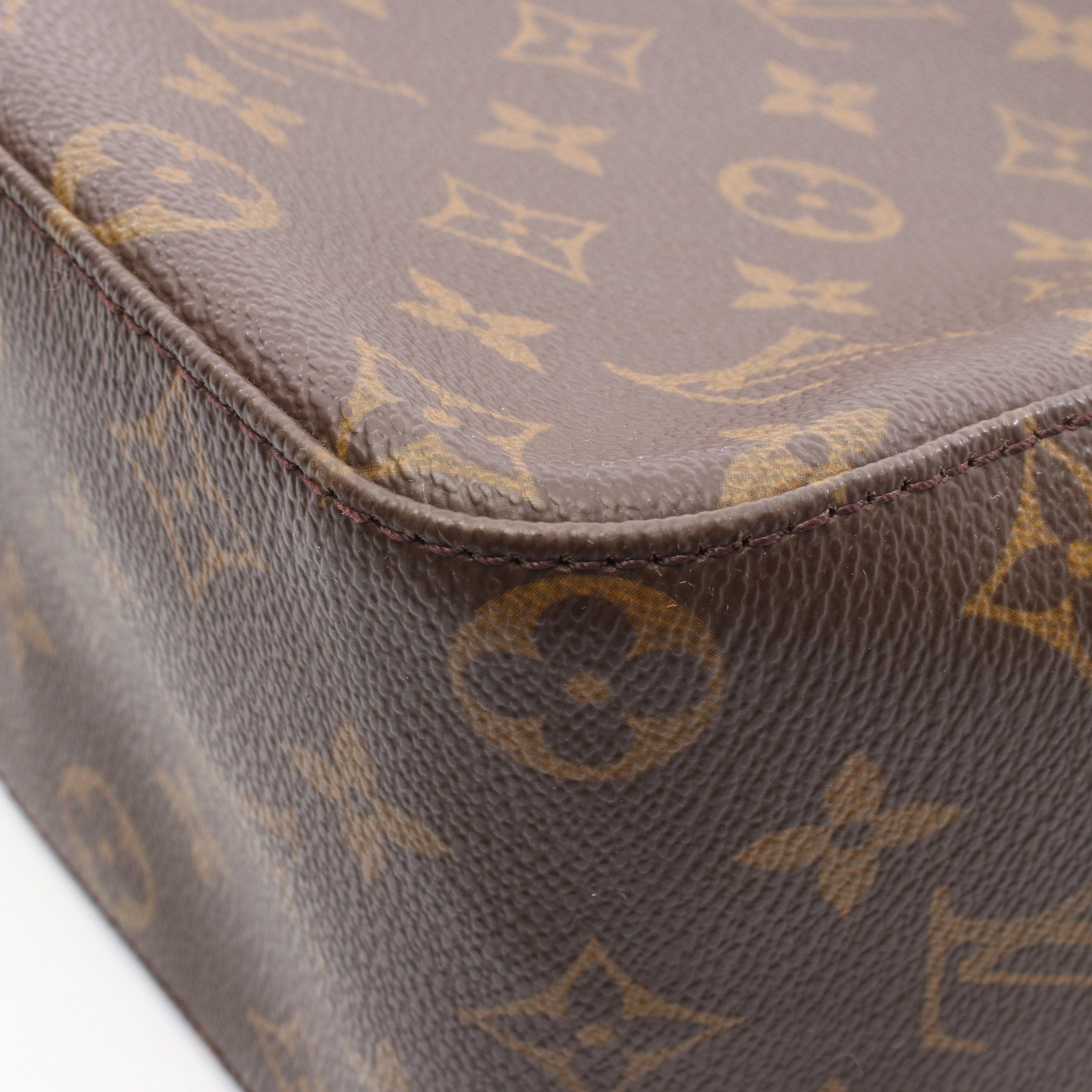 Louis Vuitton Louis Vuitton Looping Gm Monogram Shoulder Bag Leather Brown Size ONE SIZE - 7 Thumbnail