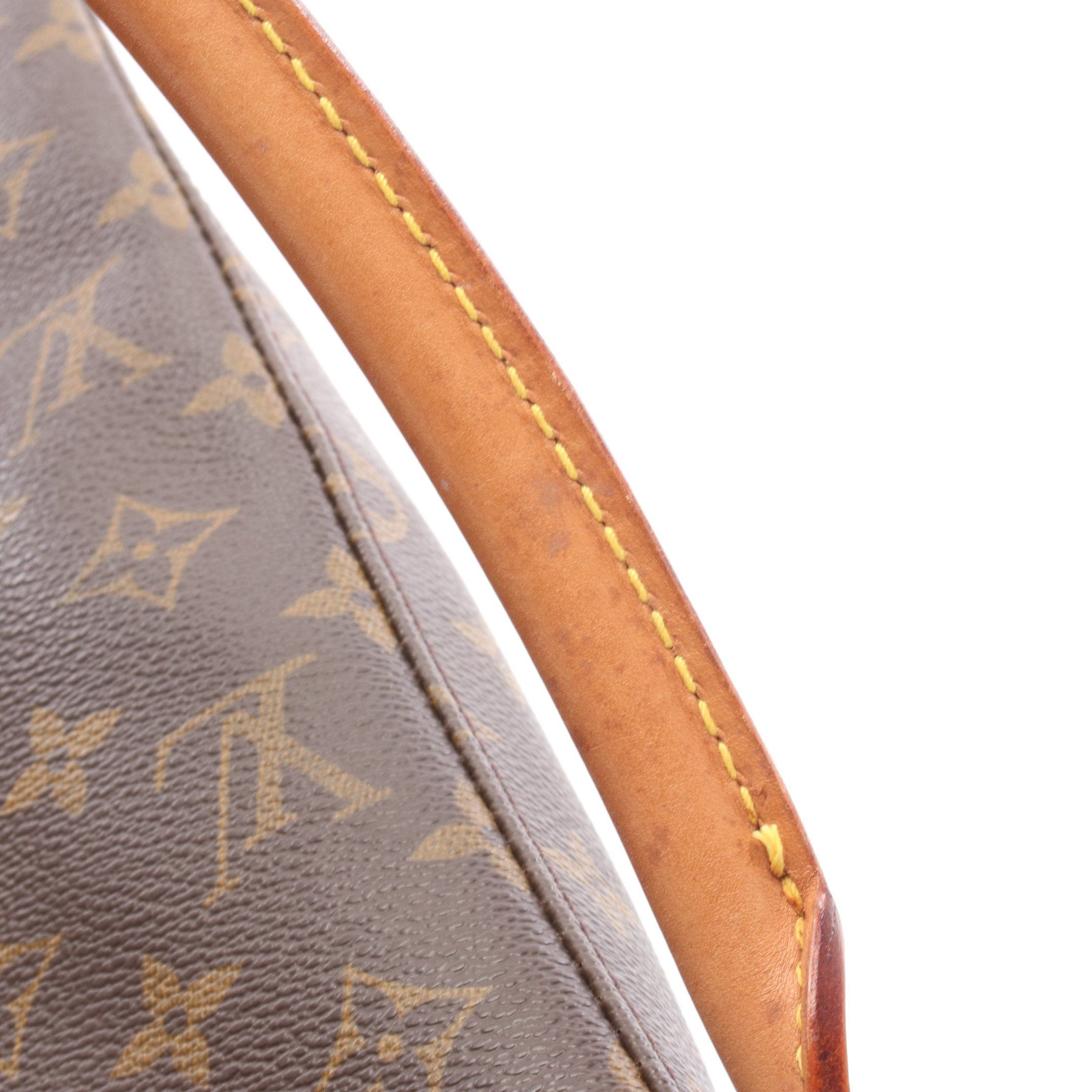 Louis Vuitton Louis Vuitton Looping Gm Monogram Shoulder Bag Leather Brown Size ONE SIZE - 9 Thumbnail