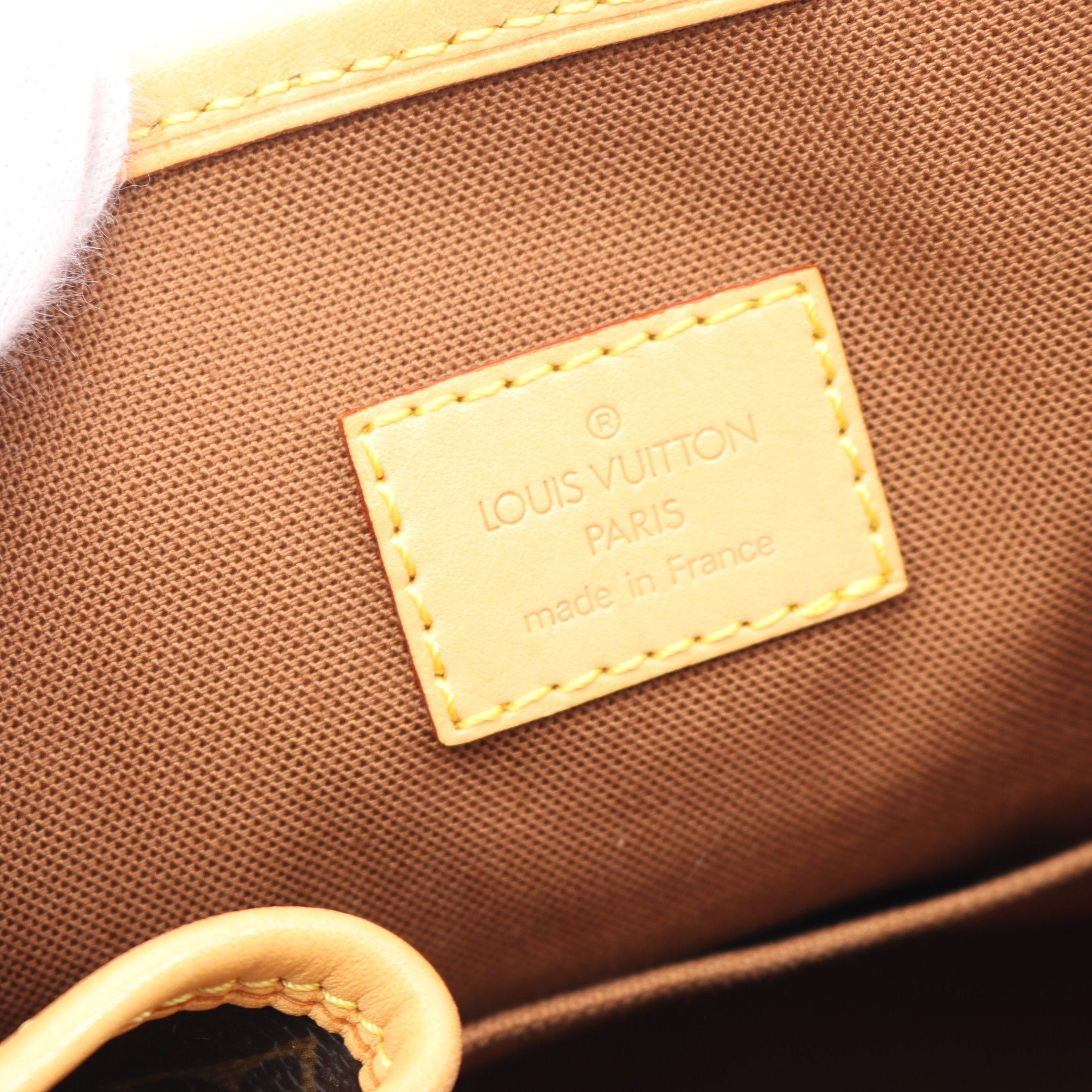 Louis Vuitton Louis Vuitton Batignolles Monogram Handbag Leather Brown Size ONE SIZE - 4 Thumbnail